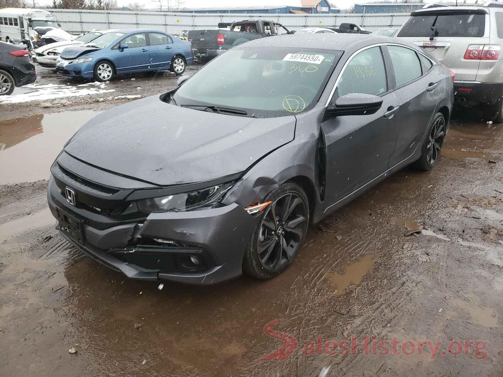 2HGFC2F86KH577836 2019 HONDA CIVIC