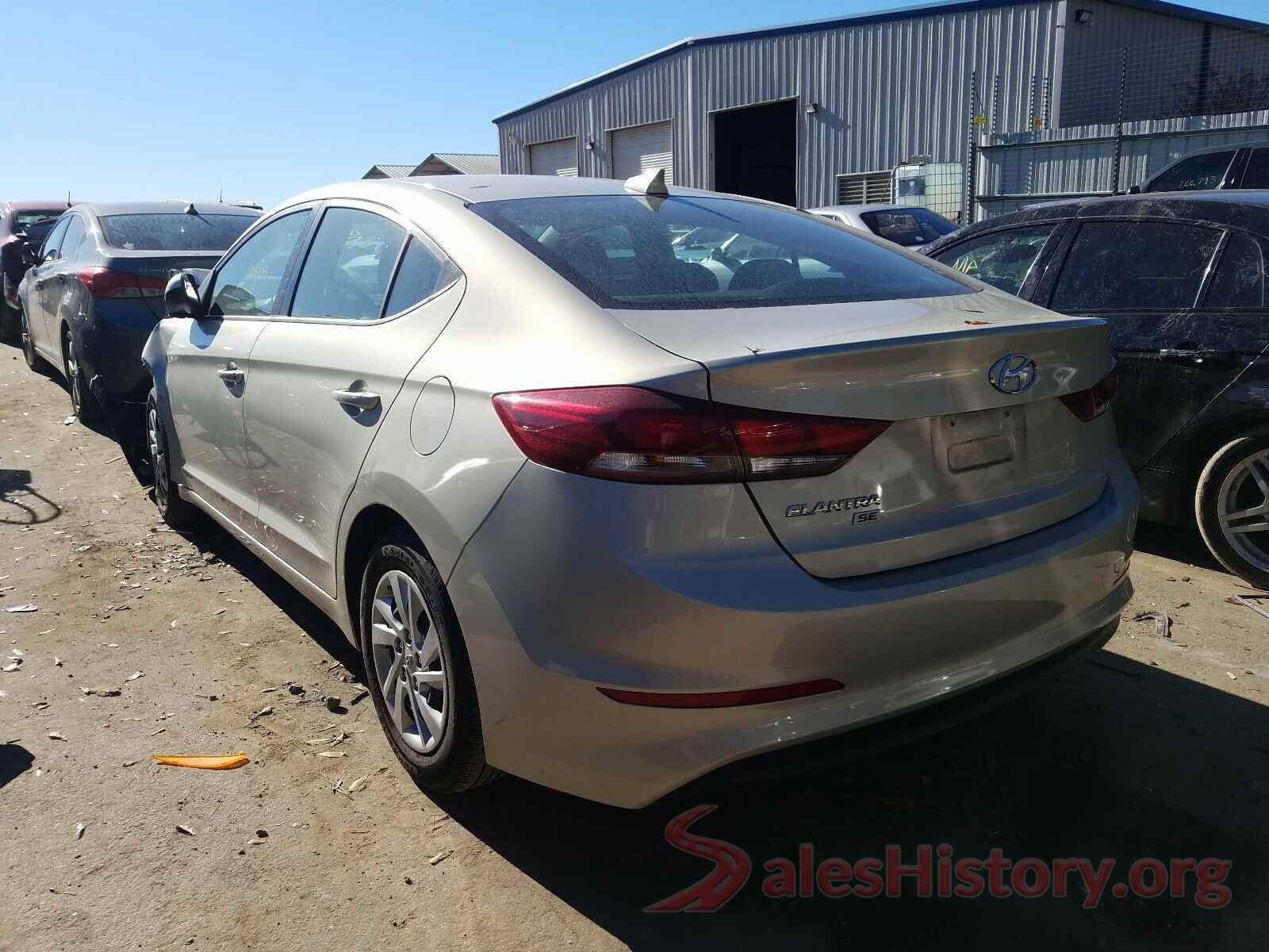 KMHD74LF2HU408858 2017 HYUNDAI ELANTRA