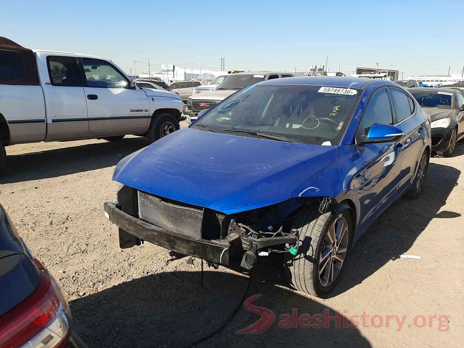 5NPD84LF5JH273263 2018 HYUNDAI ELANTRA