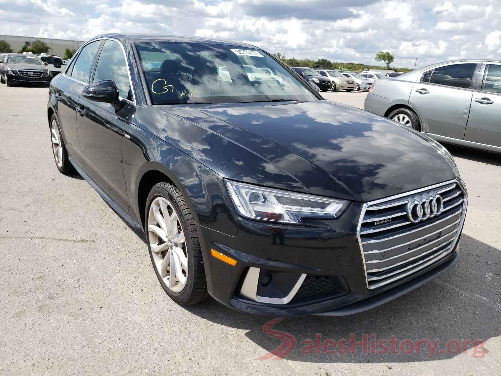 WAUENAF4XKN002901 2019 AUDI A4