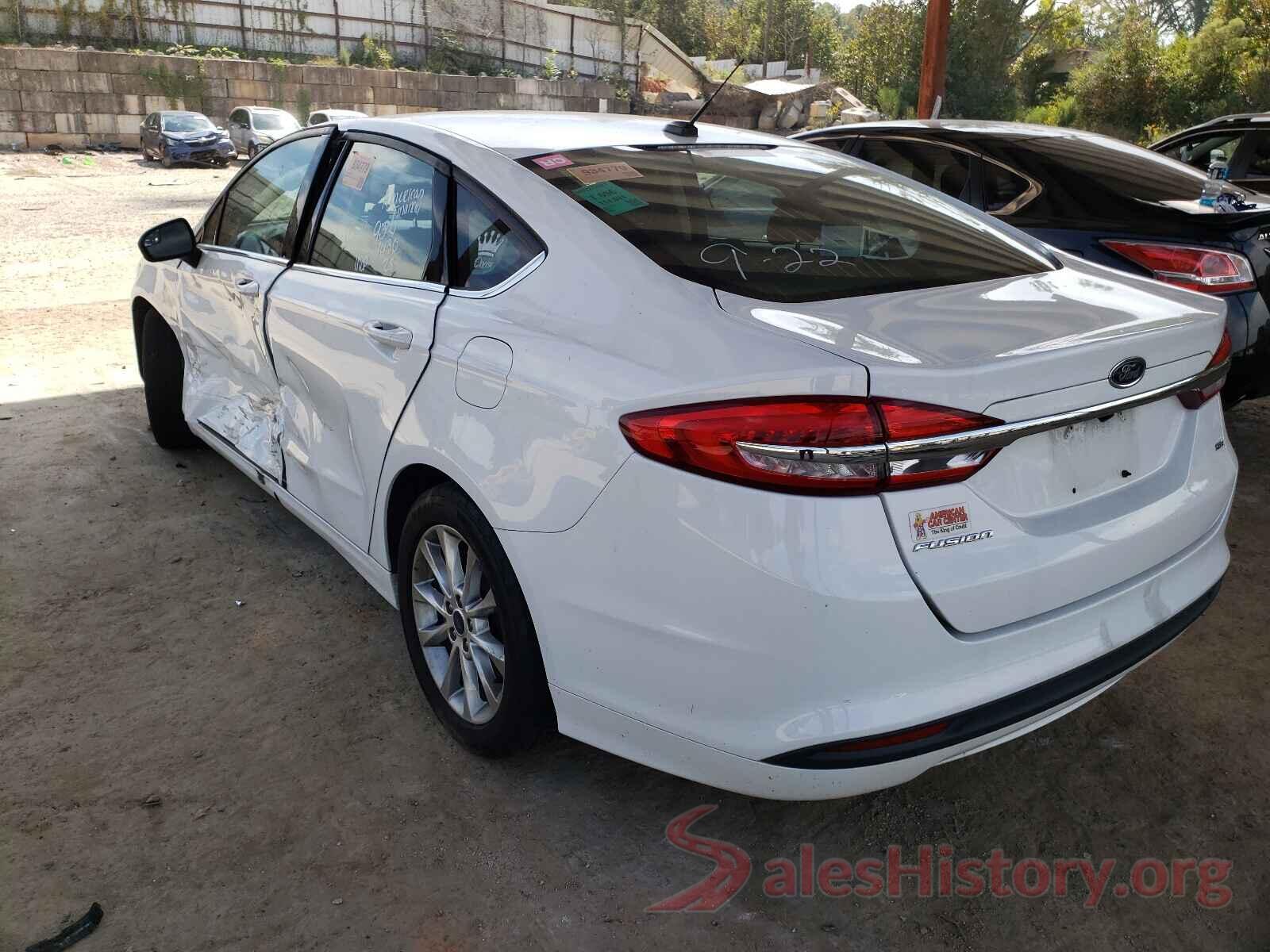 3FA6P0H77HR369172 2017 FORD FUSION