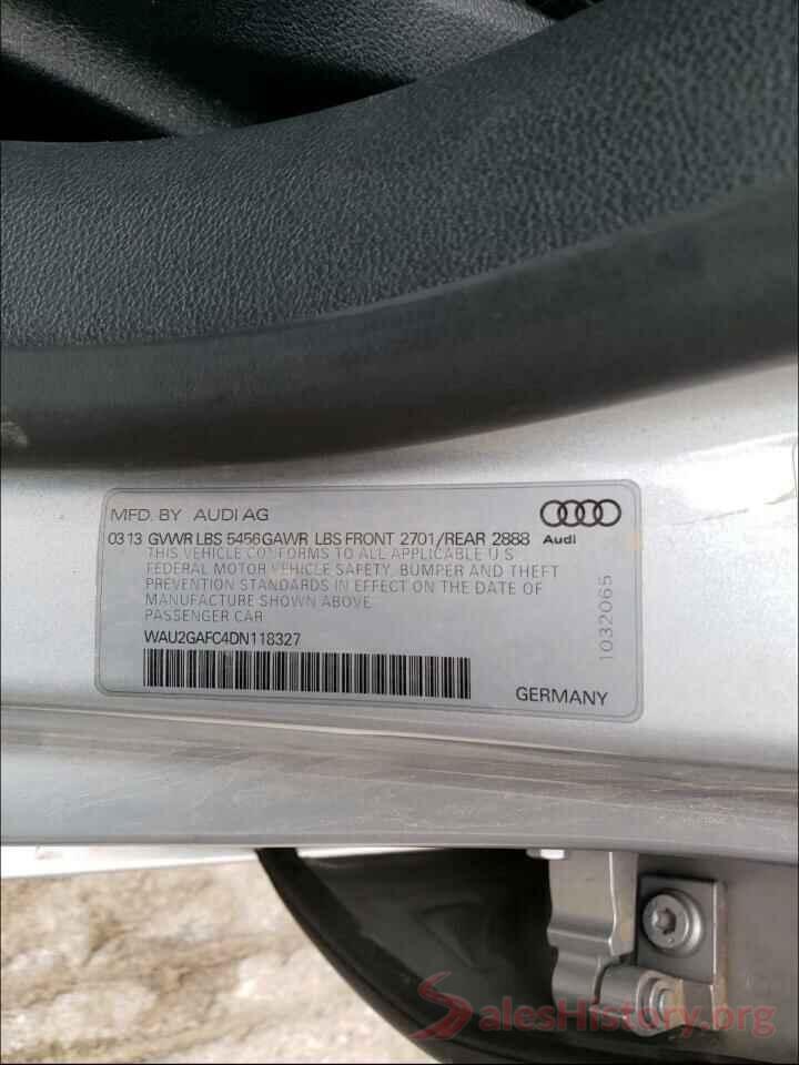 WAU2GAFC4DN118327 2013 AUDI A7