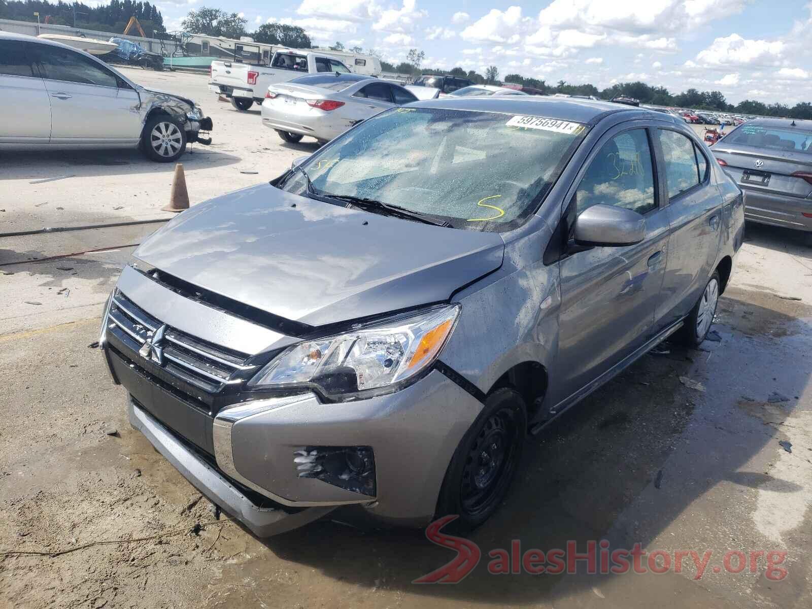 ML32FUFJ7MHF01513 2021 MITSUBISHI MIRAGE