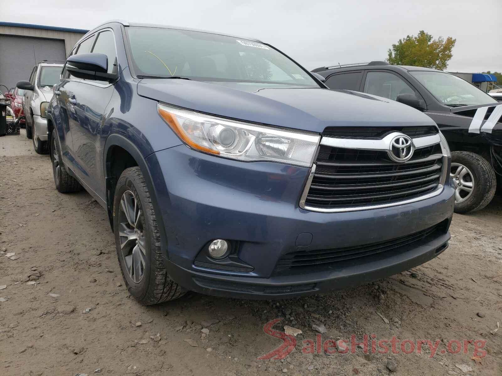 5TDJKRFH8GS339726 2016 TOYOTA HIGHLANDER