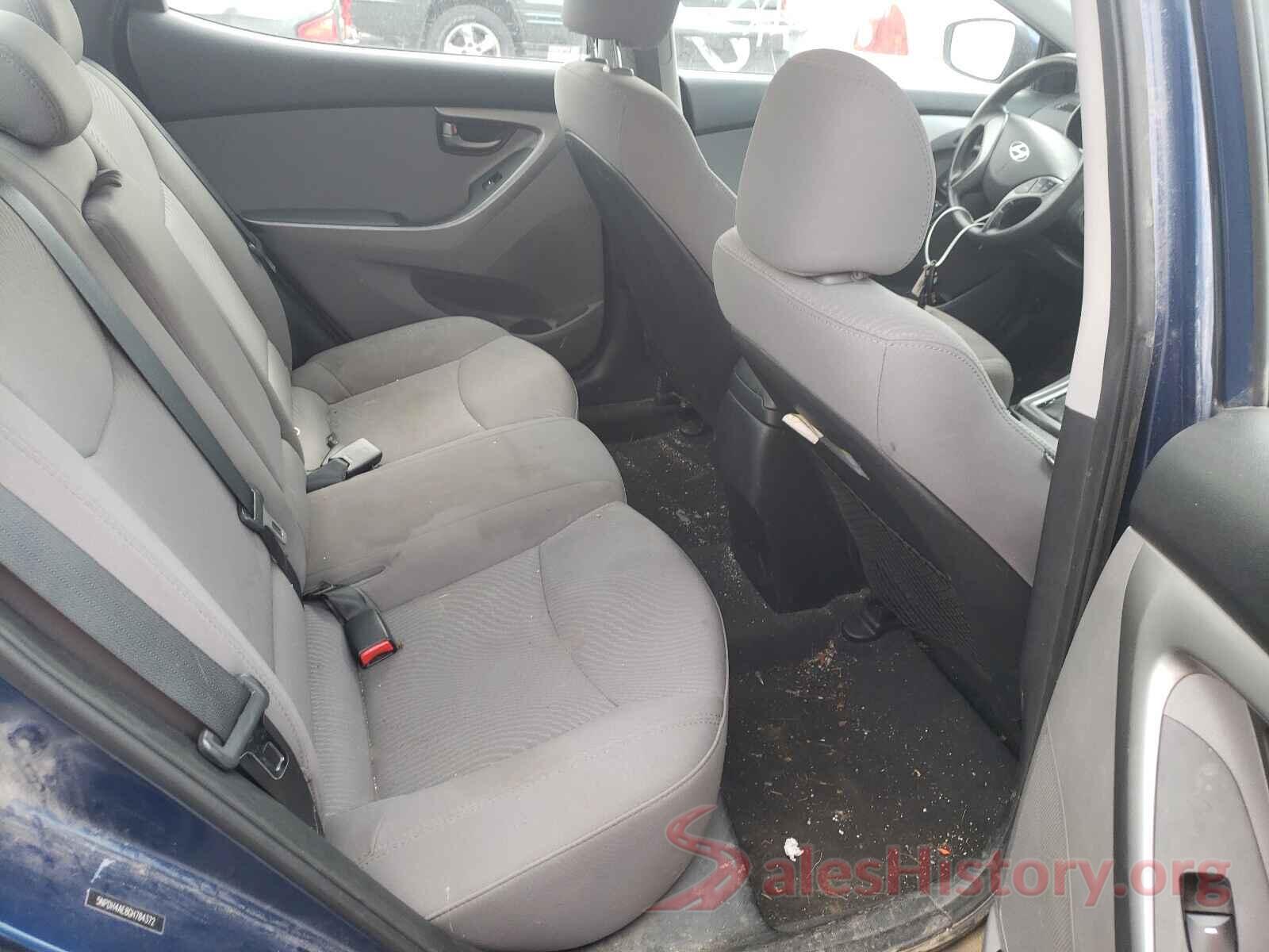 5NPDH4AE8GH784372 2016 HYUNDAI ELANTRA