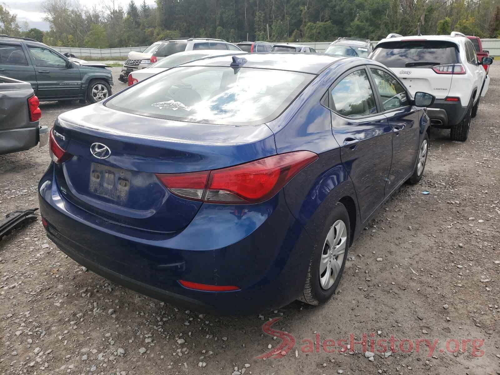 5NPDH4AE8GH784372 2016 HYUNDAI ELANTRA