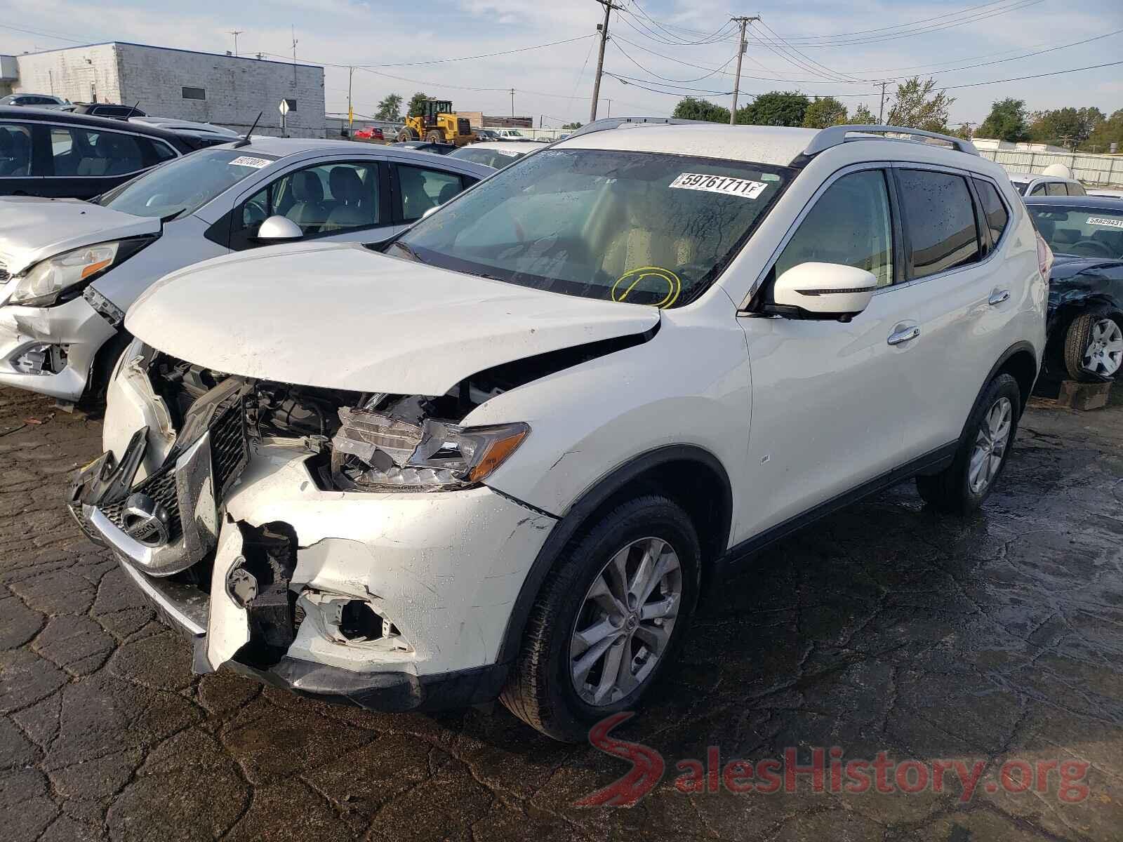 KNMAT2MV2GP705493 2016 NISSAN ROGUE