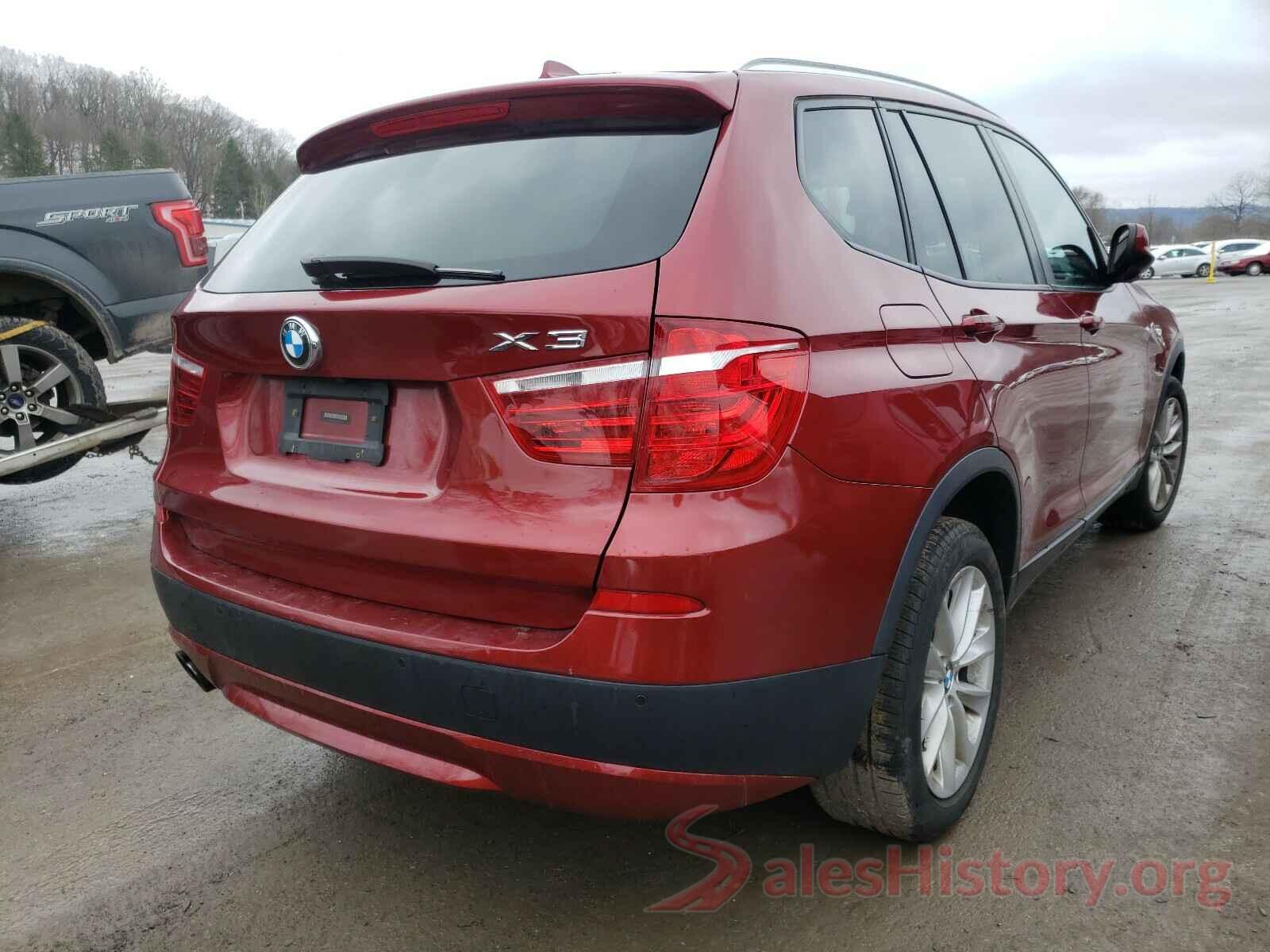 5UXWX9C57D0D04208 2013 BMW X3