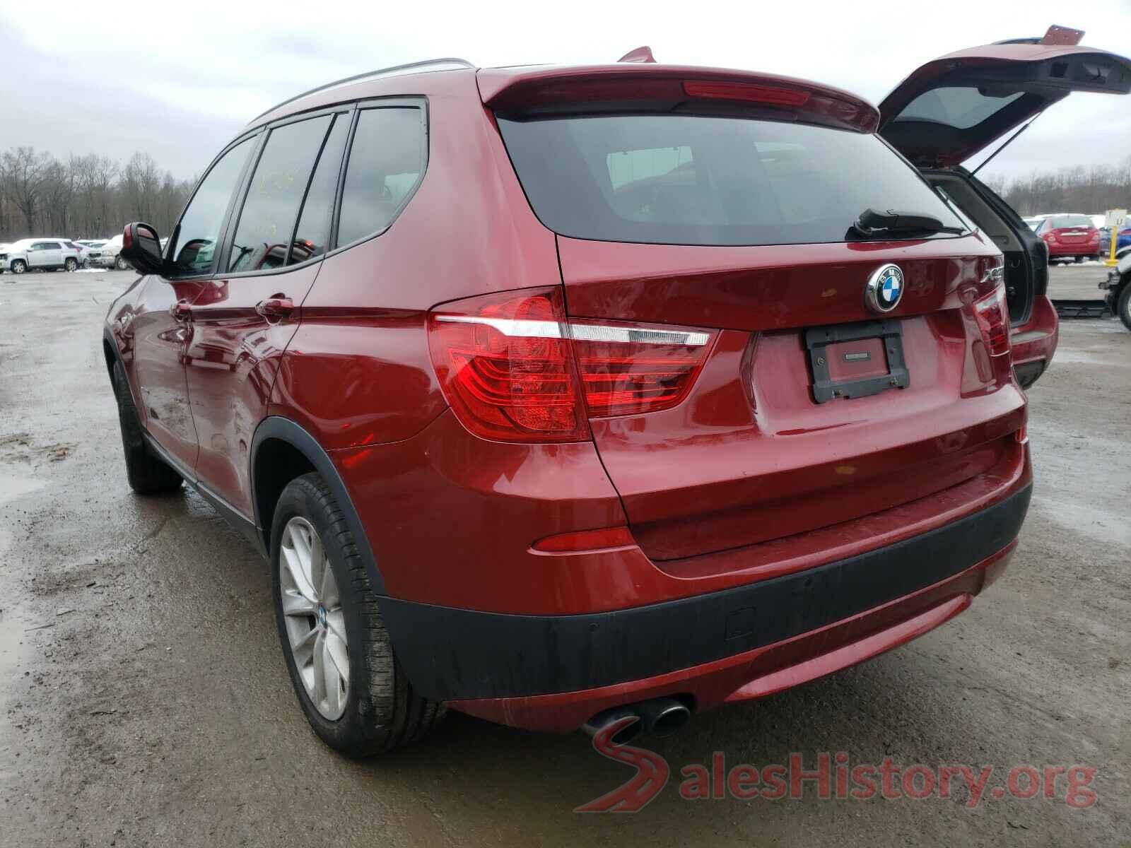 5UXWX9C57D0D04208 2013 BMW X3