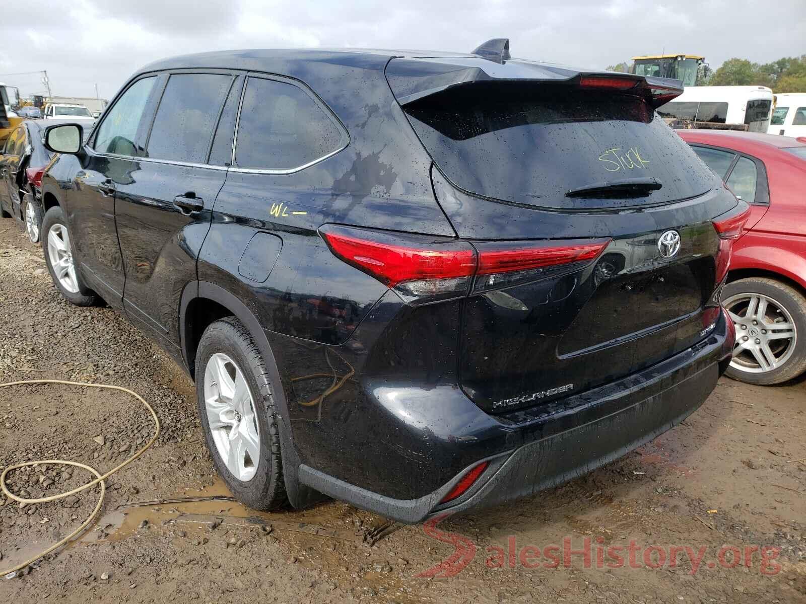 5TDBZRBH6MS536539 2021 TOYOTA HIGHLANDER