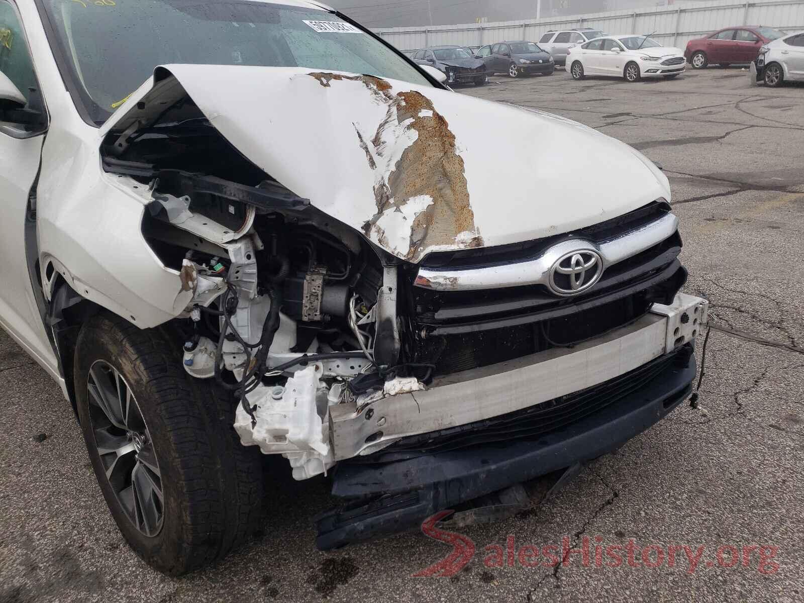 5TDJKRFH4GS228400 2016 TOYOTA HIGHLANDER