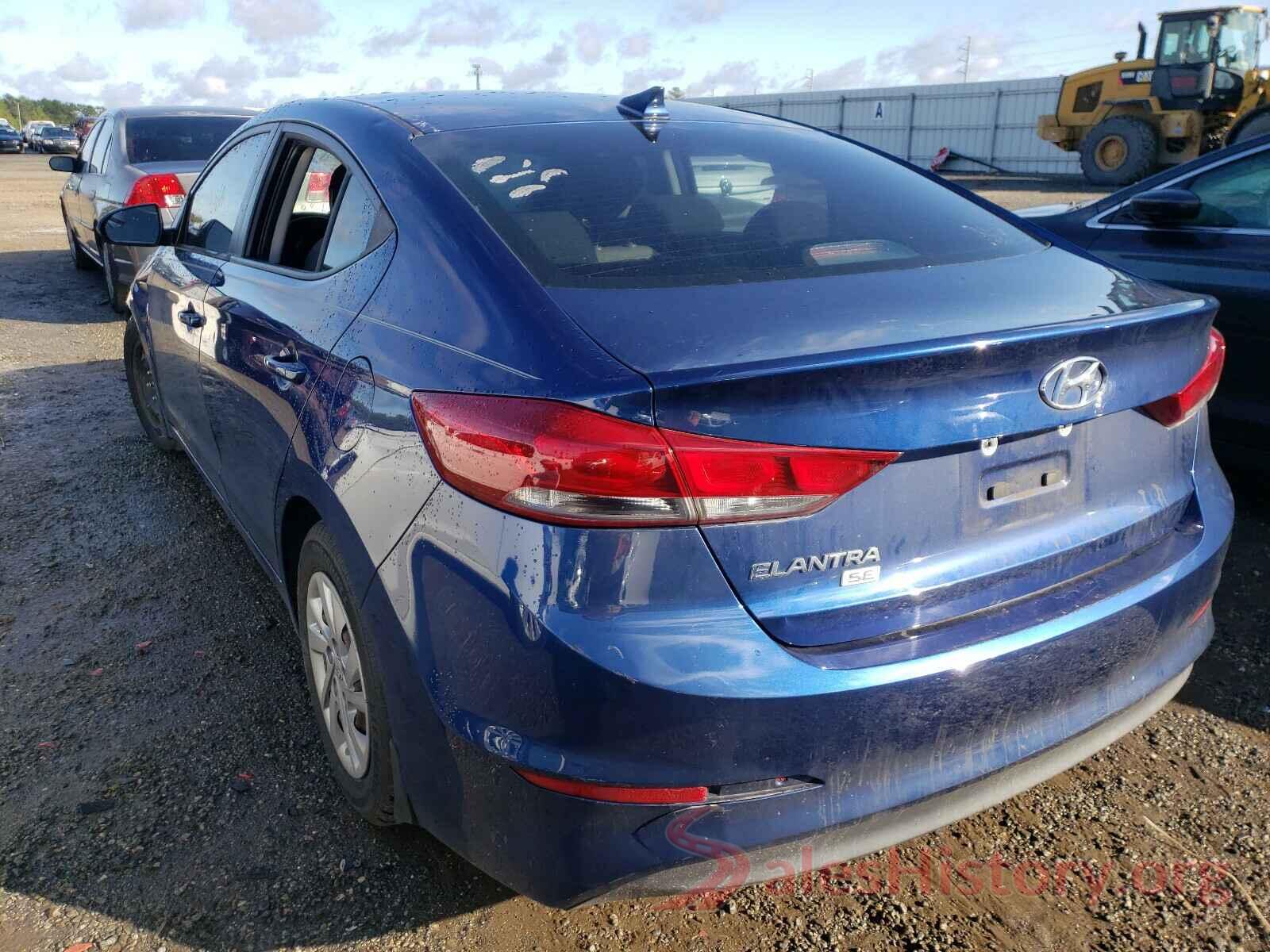 5NPD74LF8HH193176 2017 HYUNDAI ELANTRA