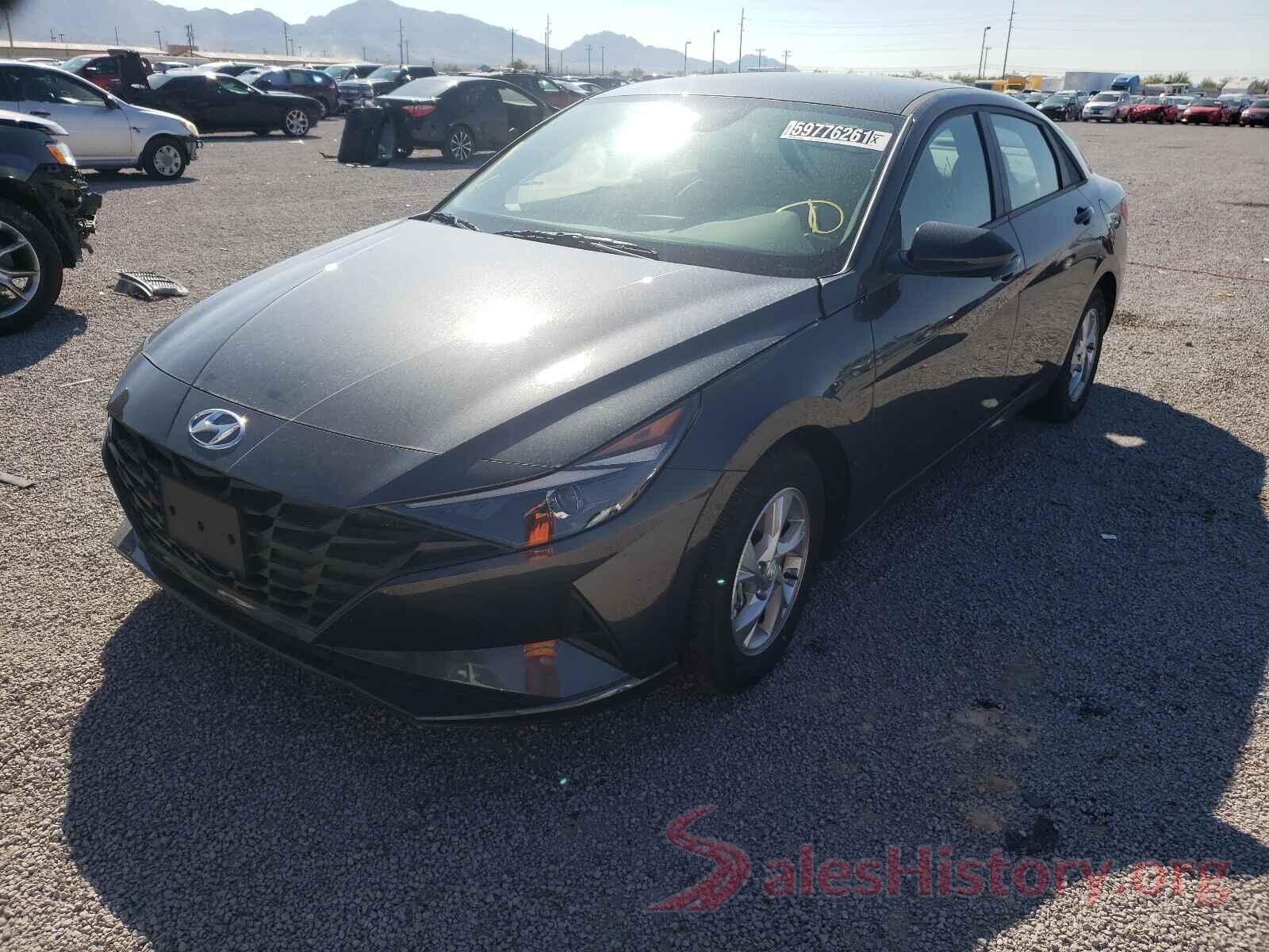 5NPLL4AG5MH040753 2021 HYUNDAI ELANTRA