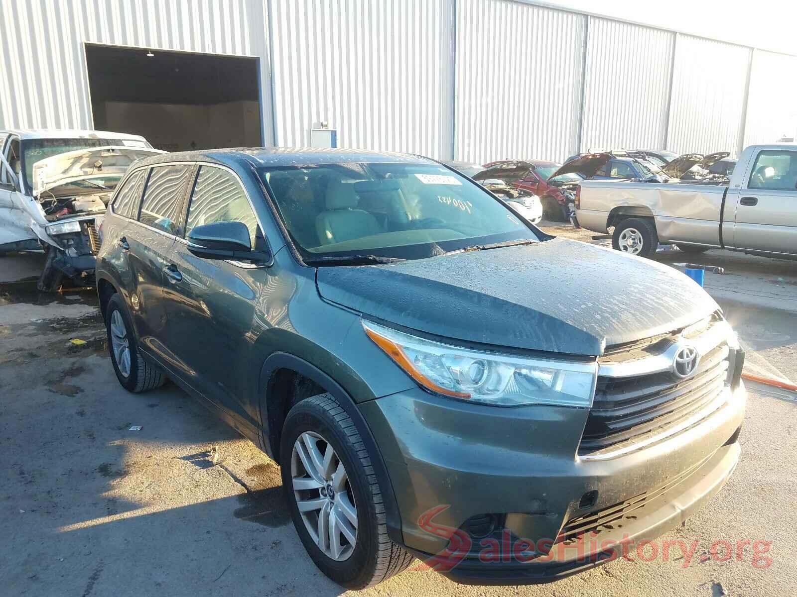 5TDZARFHXGS022407 2016 TOYOTA HIGHLANDER