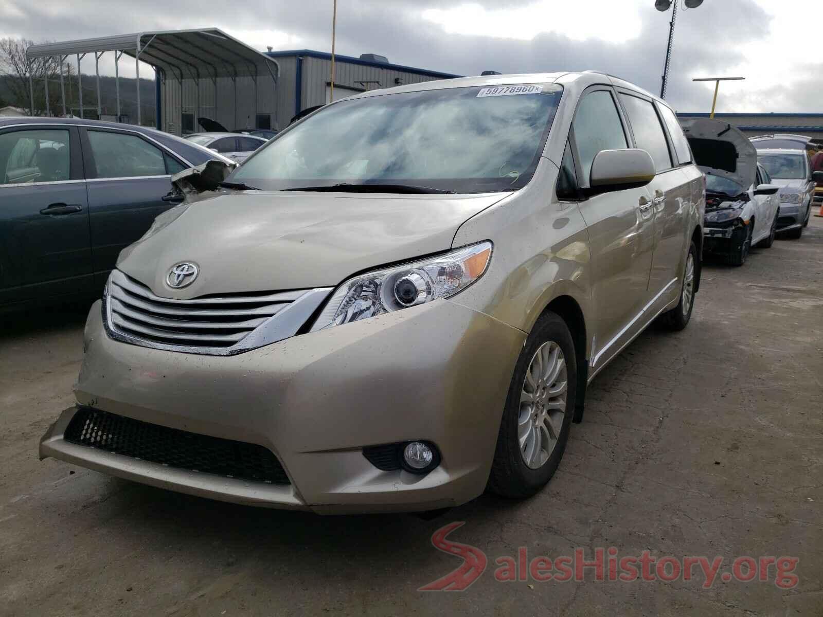 5TDYK3DC5GS716614 2016 TOYOTA SIENNA