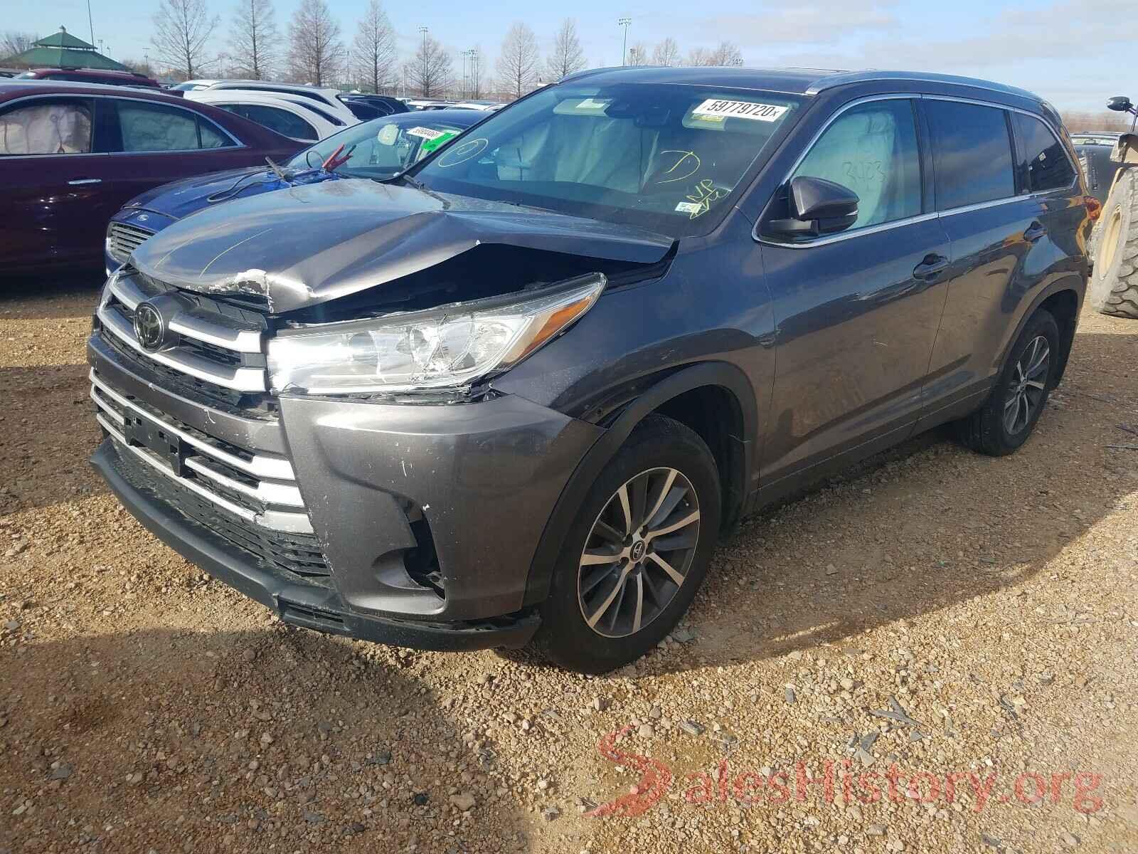 5TDJZRFH3HS411624 2017 TOYOTA HIGHLANDER