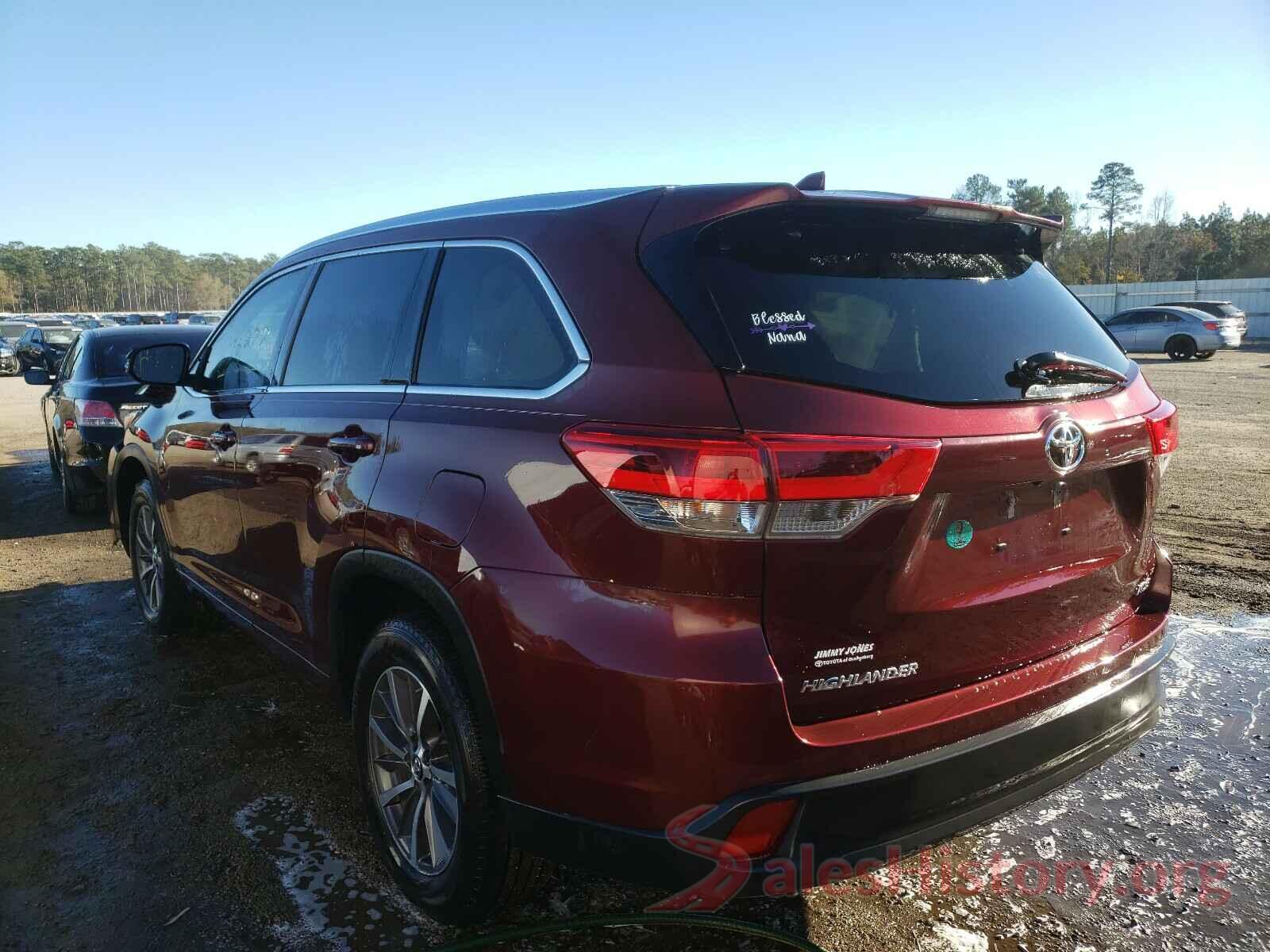 5TDKZRFH1HS220093 2017 TOYOTA HIGHLANDER