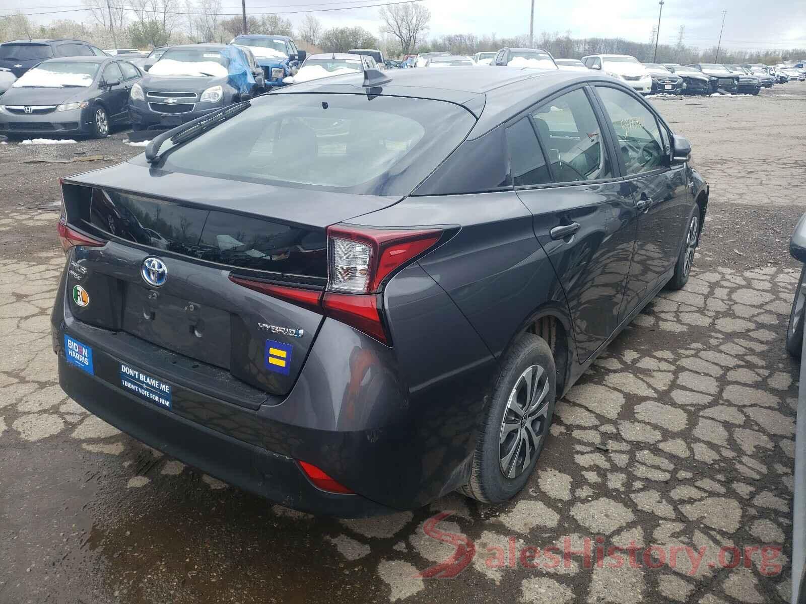 JTDL9RFU4K3012574 2019 TOYOTA PRIUS