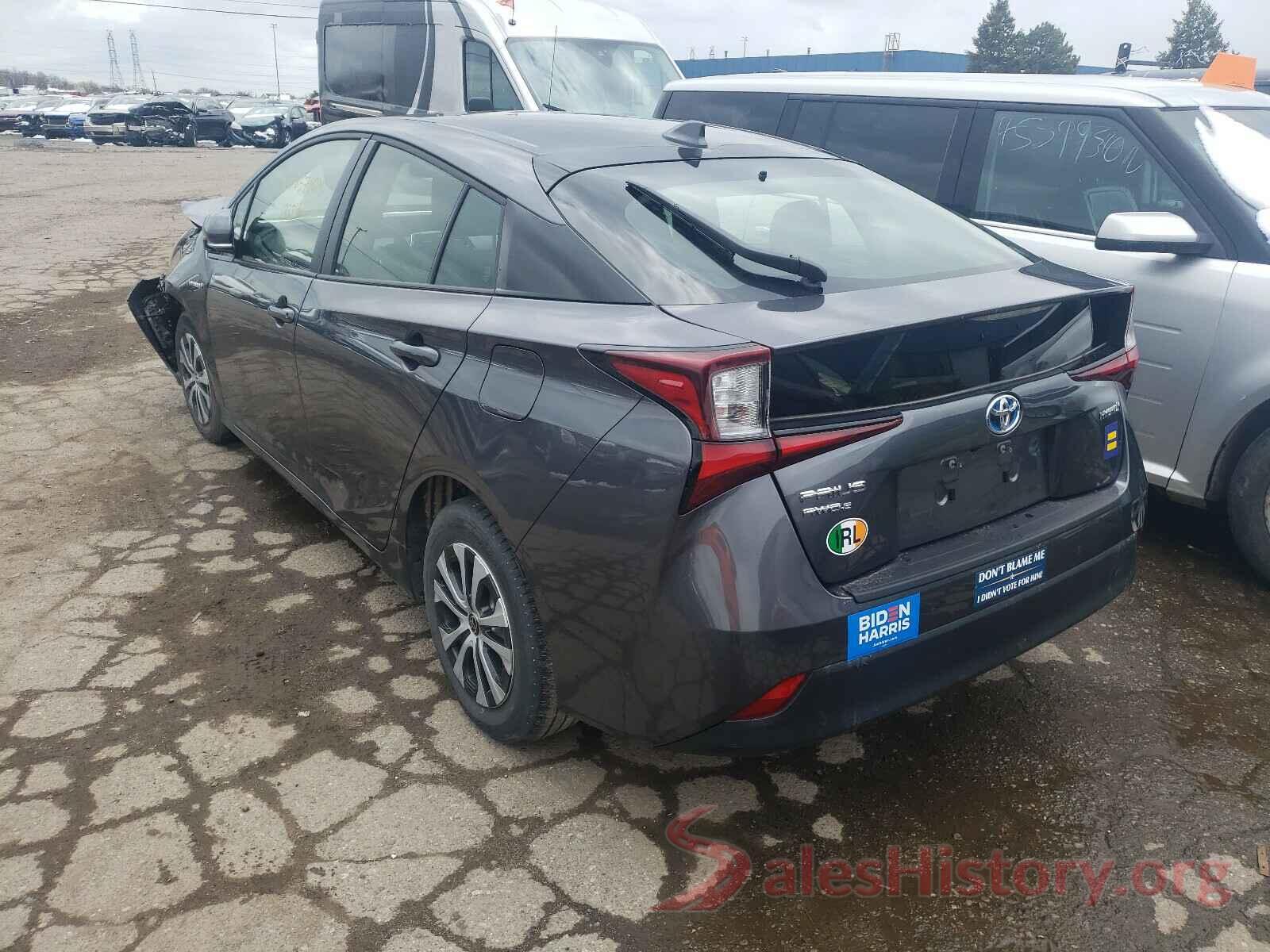 JTDL9RFU4K3012574 2019 TOYOTA PRIUS