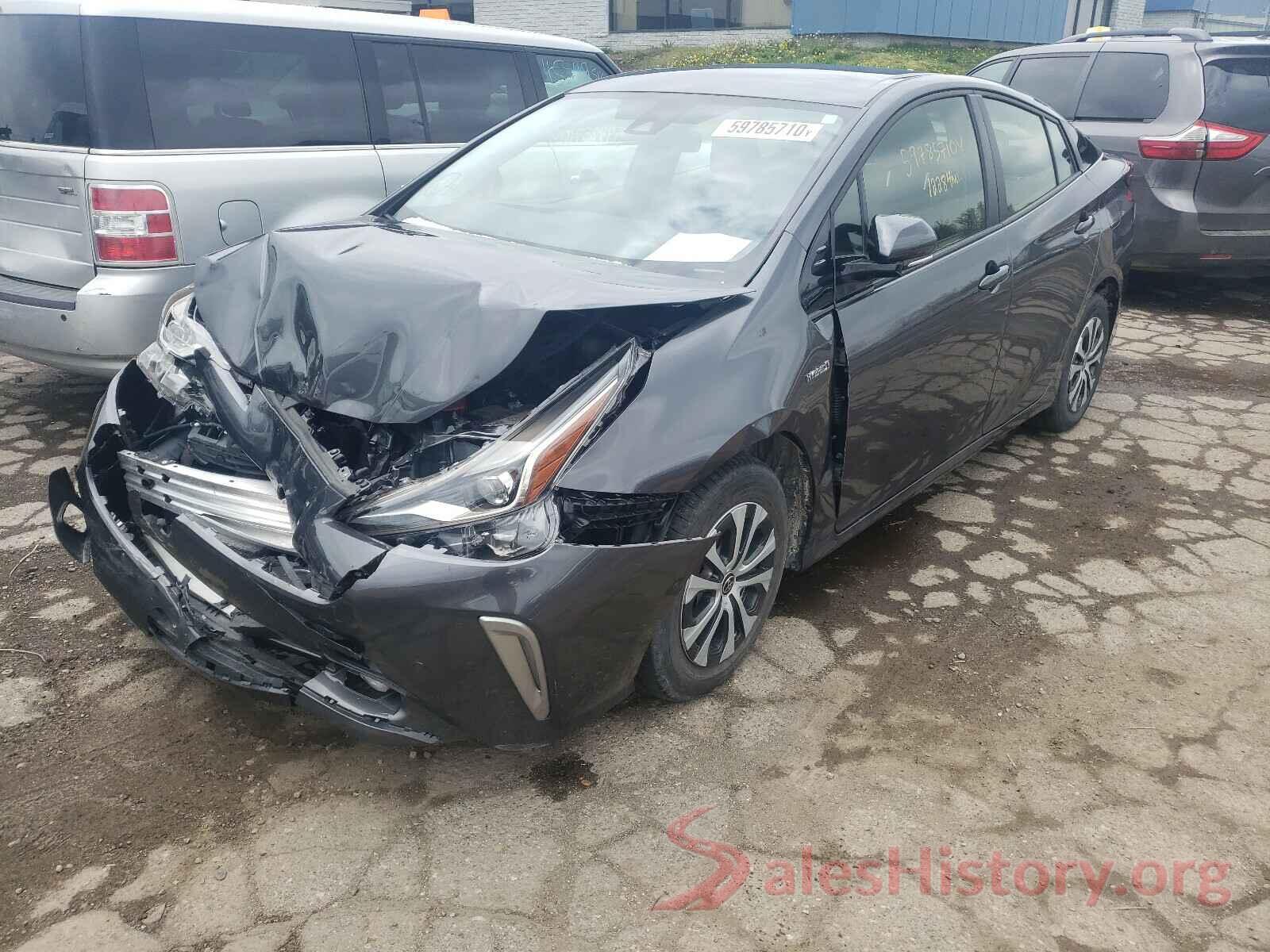 JTDL9RFU4K3012574 2019 TOYOTA PRIUS