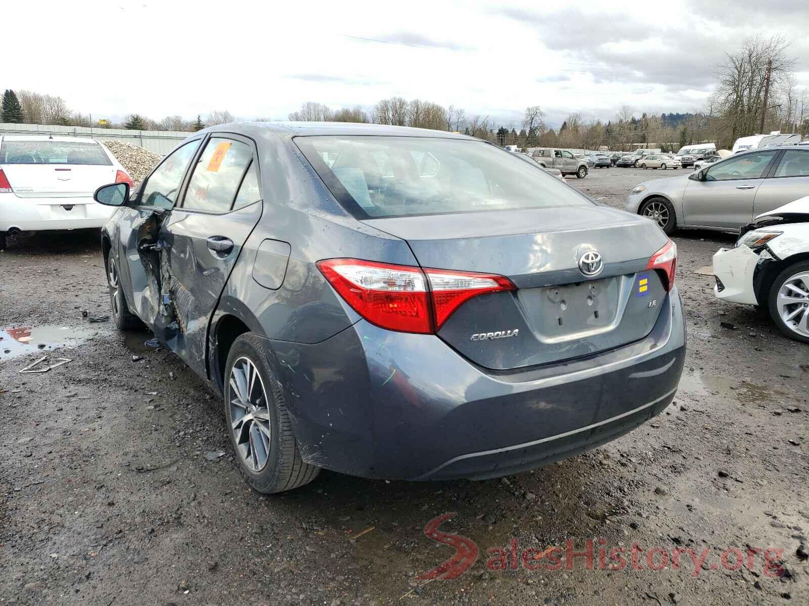 2T1BURHE2GC615327 2016 TOYOTA COROLLA