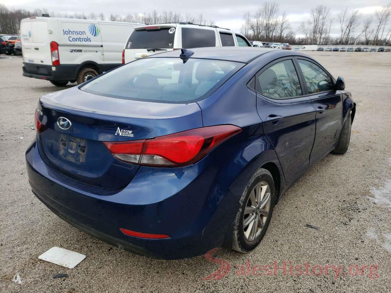 5NPDH4AE2GH720585 2016 HYUNDAI ELANTRA