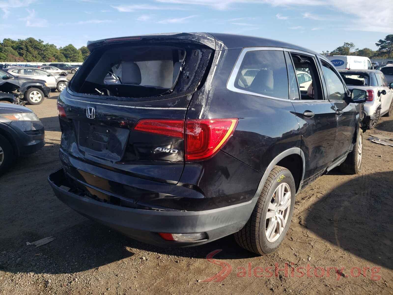 5FNYF6H19HB006846 2017 HONDA PILOT