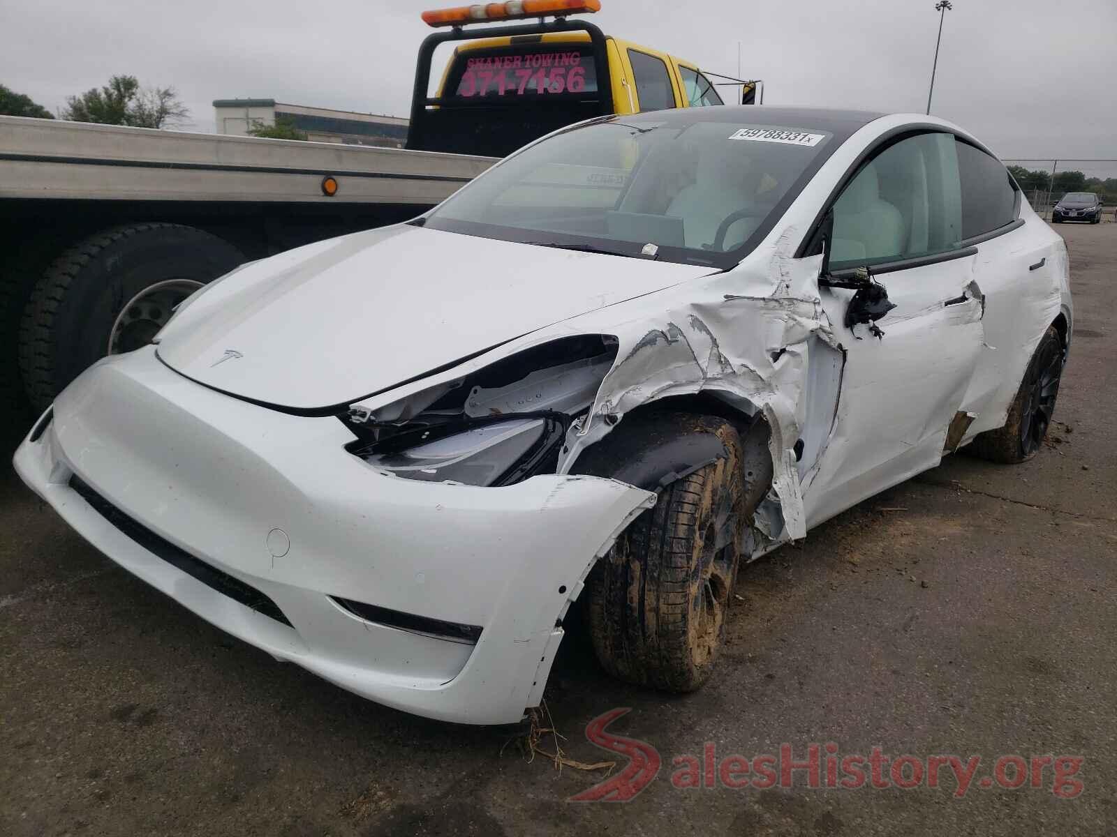 5YJYGDEF8MF252119 2021 TESLA MODEL Y