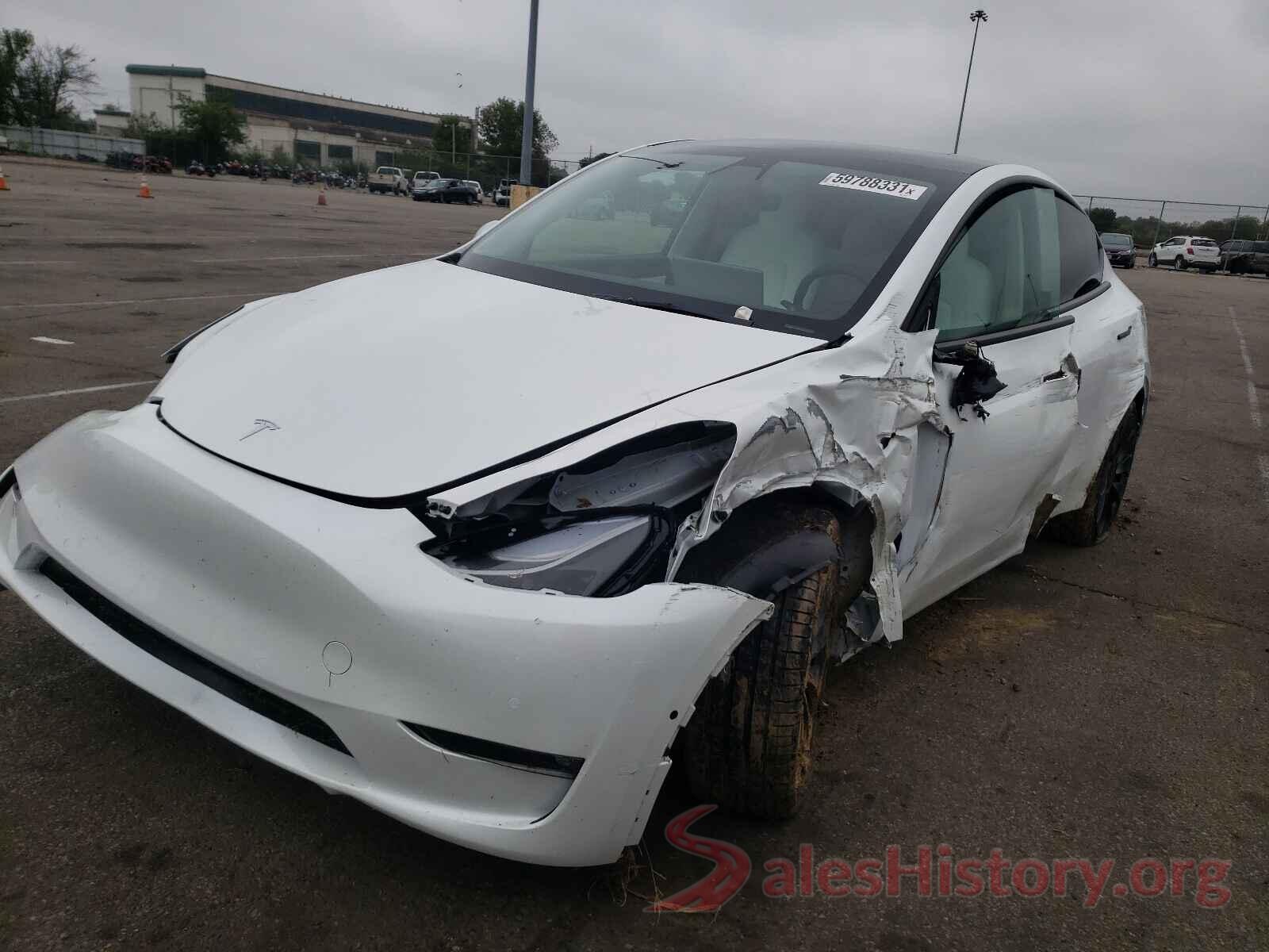 5YJYGDEF8MF252119 2021 TESLA MODEL Y