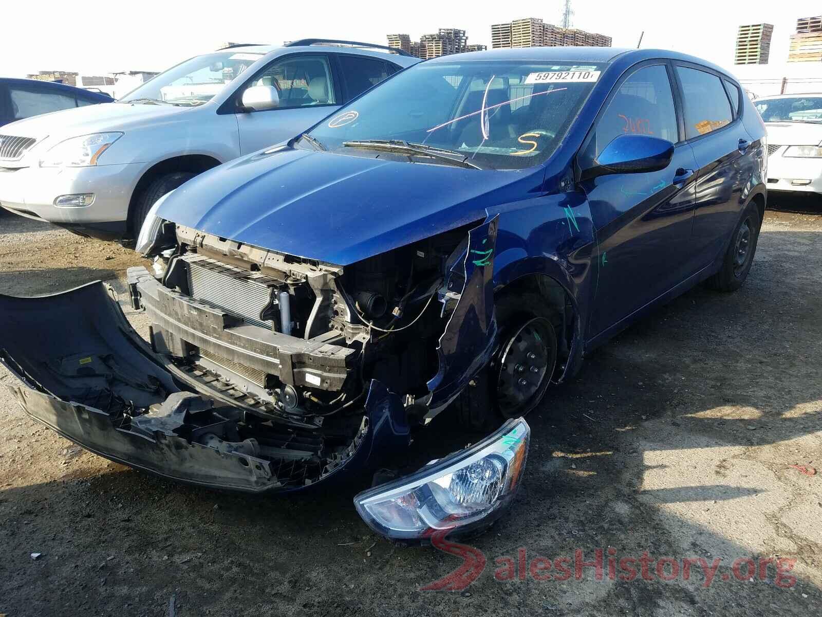 KMHCT5AE6GU277844 2016 HYUNDAI ACCENT