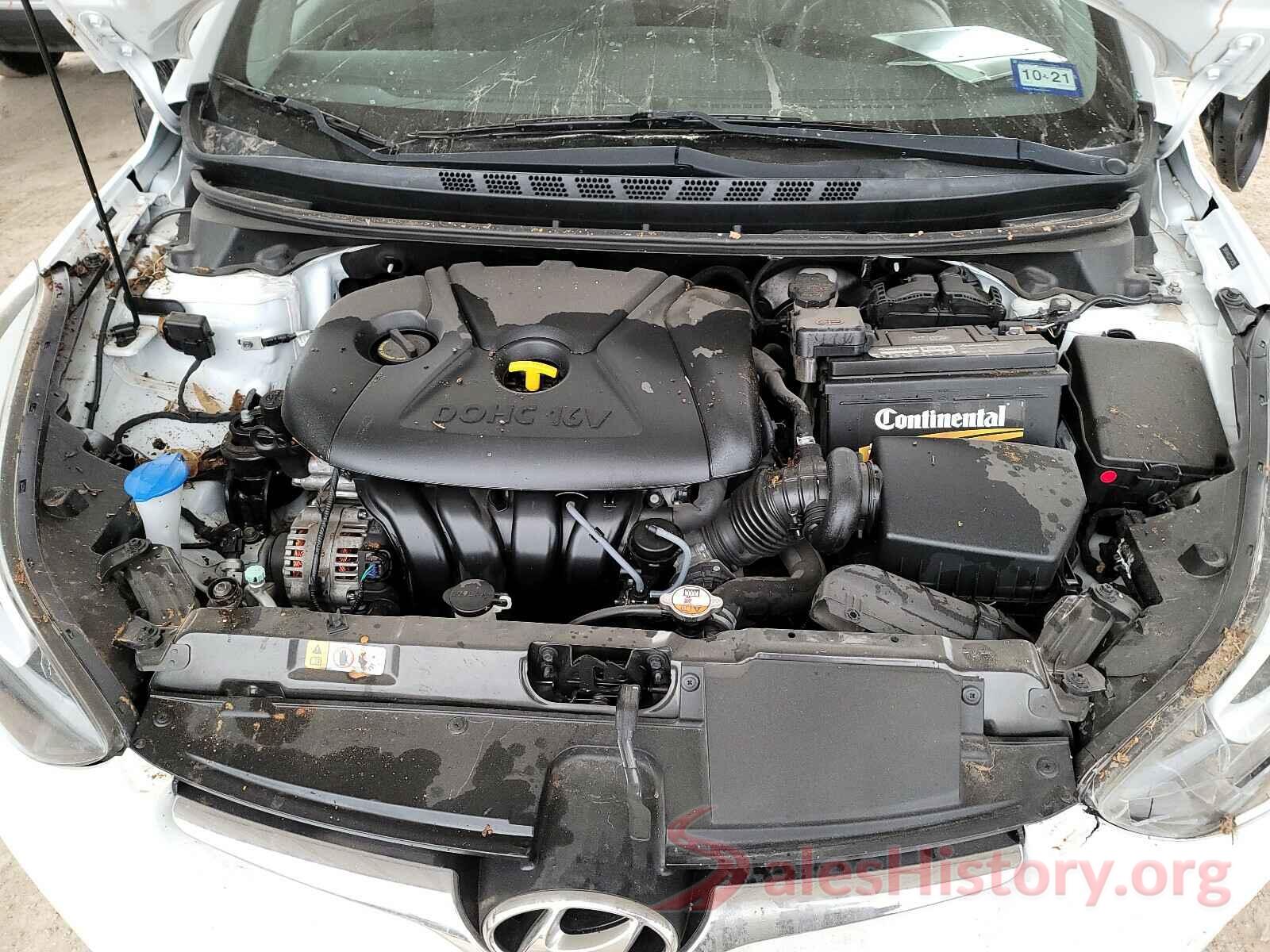 5NPDH4AE2GH734258 2016 HYUNDAI ELANTRA