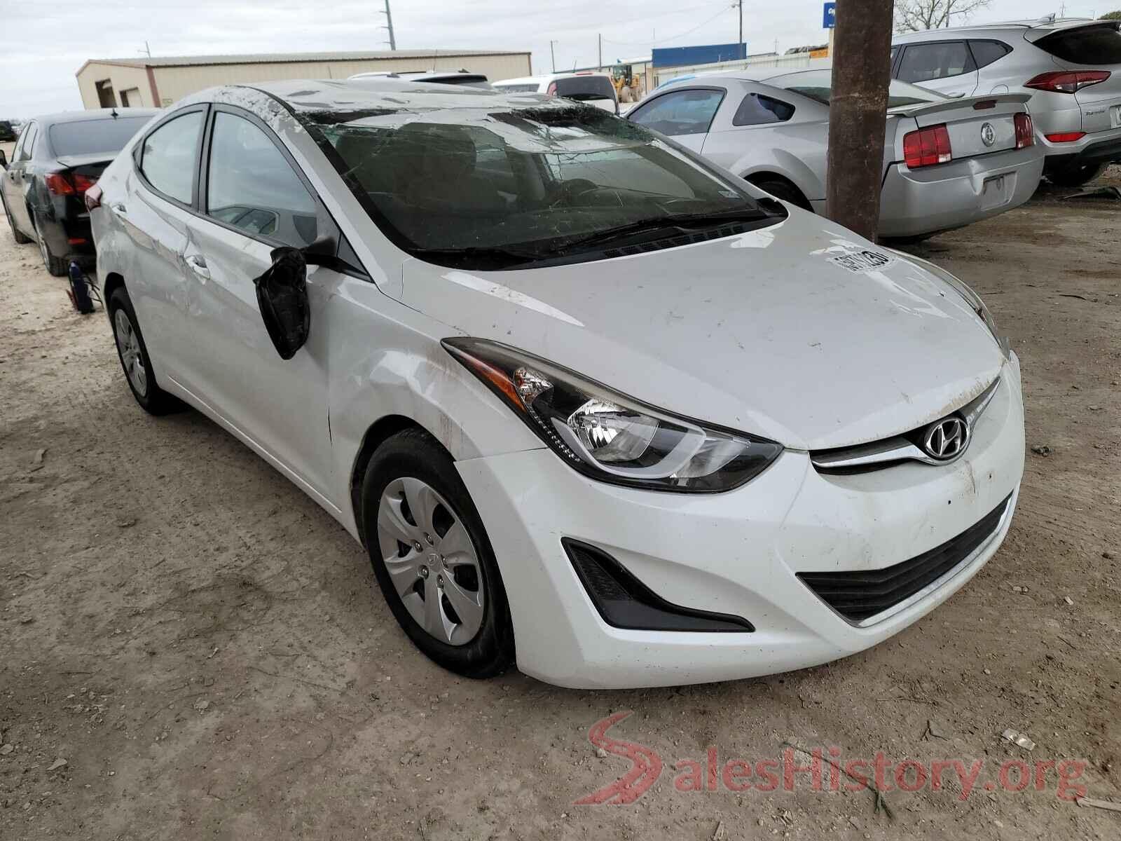 5NPDH4AE2GH734258 2016 HYUNDAI ELANTRA