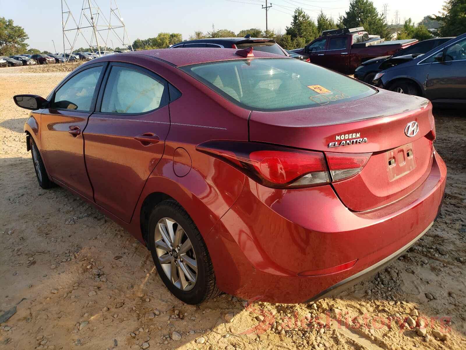 5NPDH4AE2GH689872 2016 HYUNDAI ELANTRA