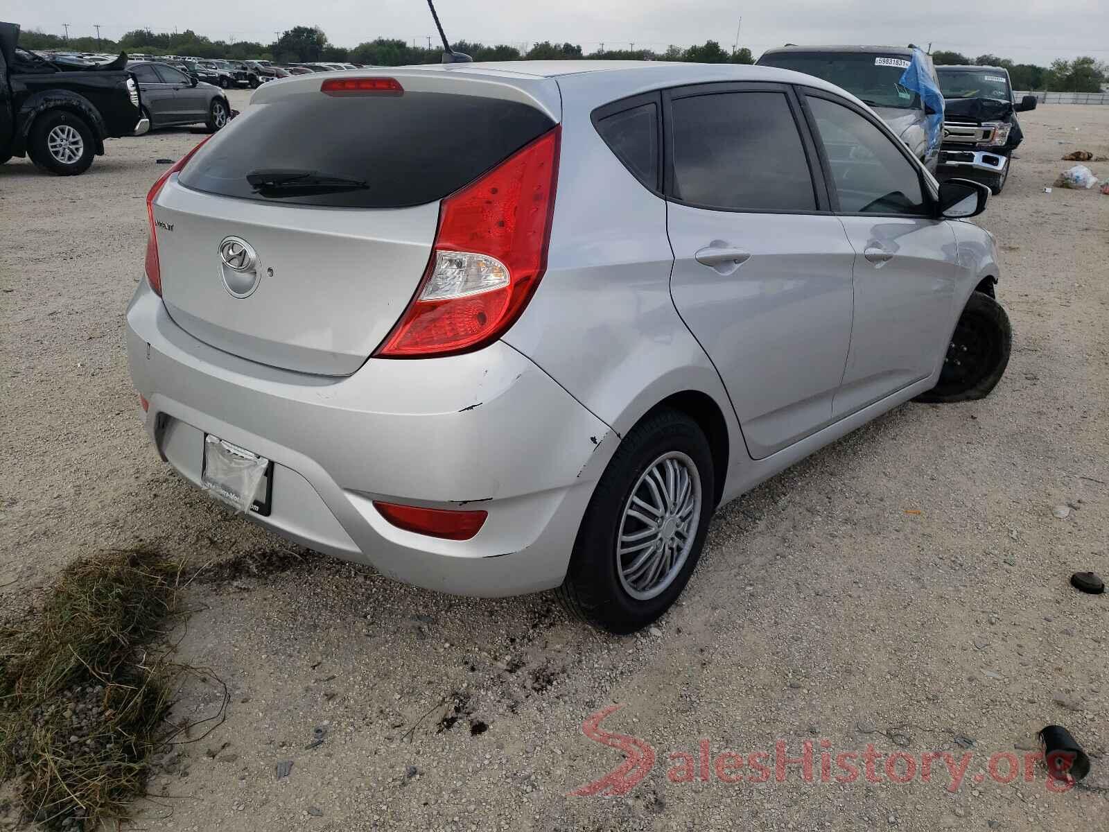 KMHCT5AE5GU274854 2016 HYUNDAI ACCENT