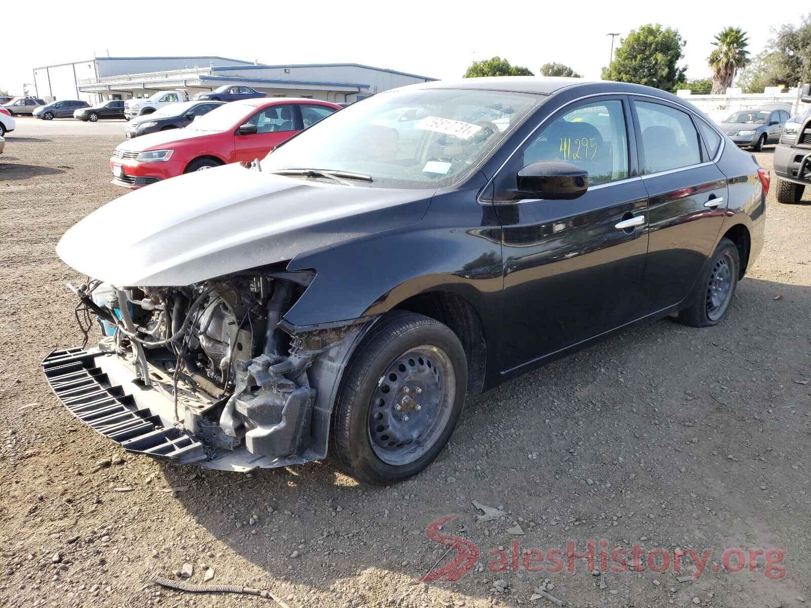 3N1AB7APXKY303091 2019 NISSAN SENTRA