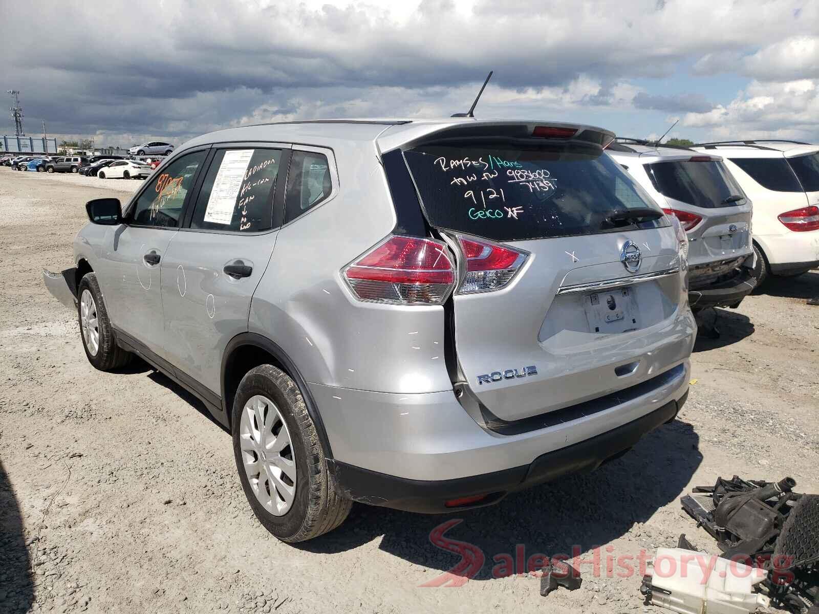 5N1AT2MT5GC797569 2016 NISSAN ROGUE