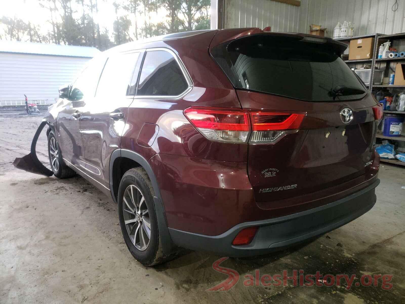 5TDJZRFH0HS390537 2017 TOYOTA HIGHLANDER