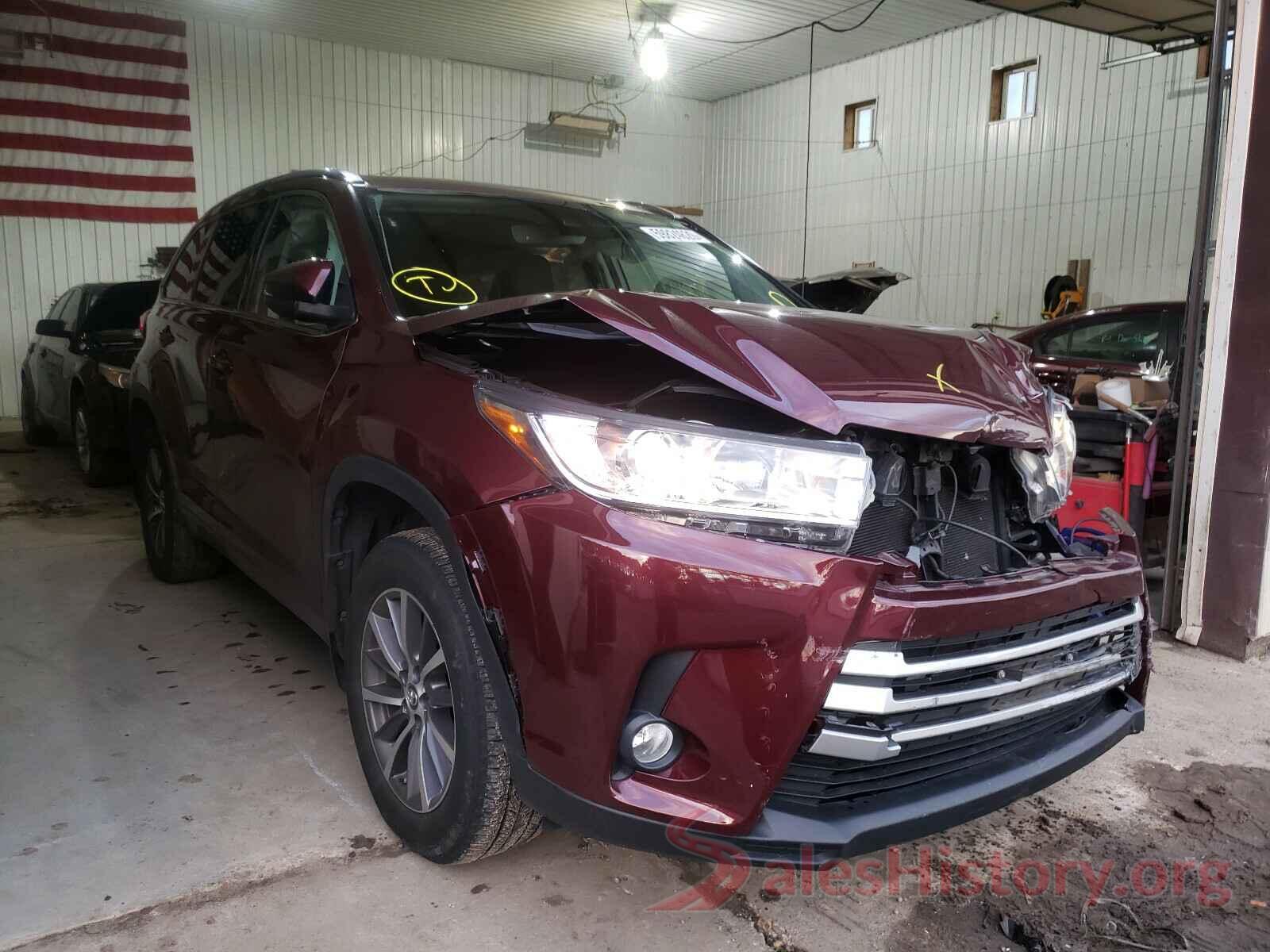 5TDJZRFH0HS390537 2017 TOYOTA HIGHLANDER