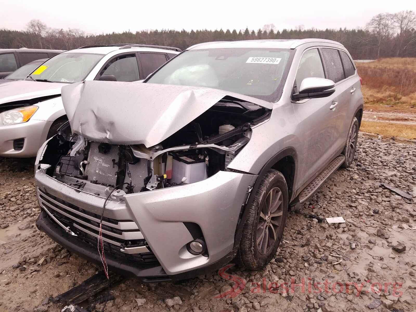 5TDKZRFH2KS565625 2019 TOYOTA HIGHLANDER