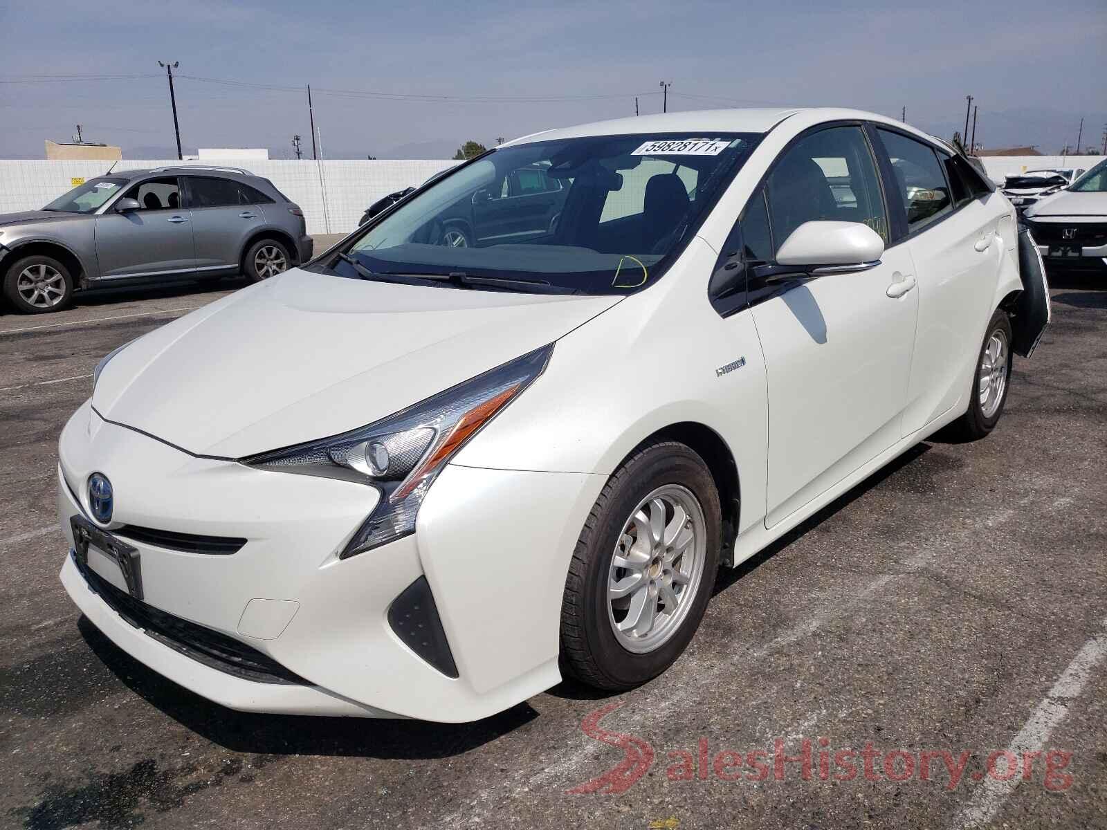 JTDKARFU3H3033895 2017 TOYOTA PRIUS