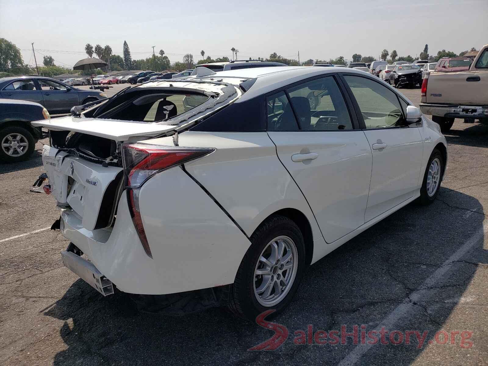 JTDKARFU3H3033895 2017 TOYOTA PRIUS