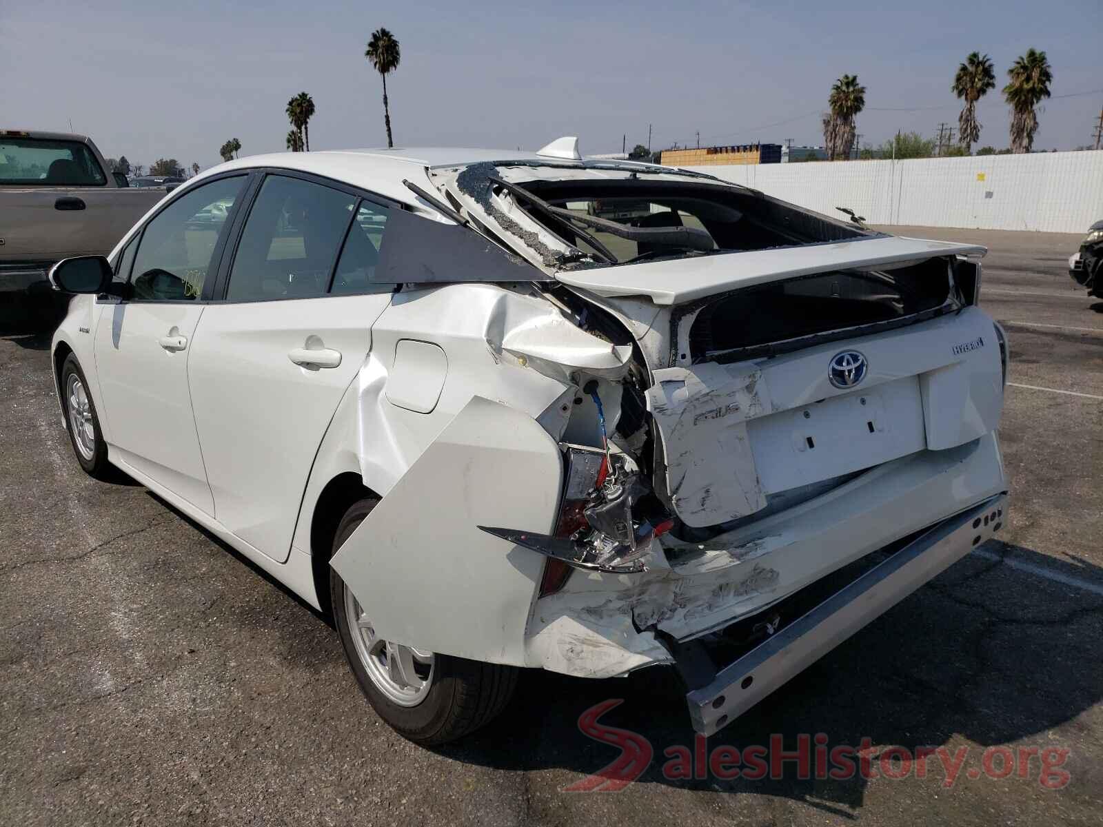 JTDKARFU3H3033895 2017 TOYOTA PRIUS