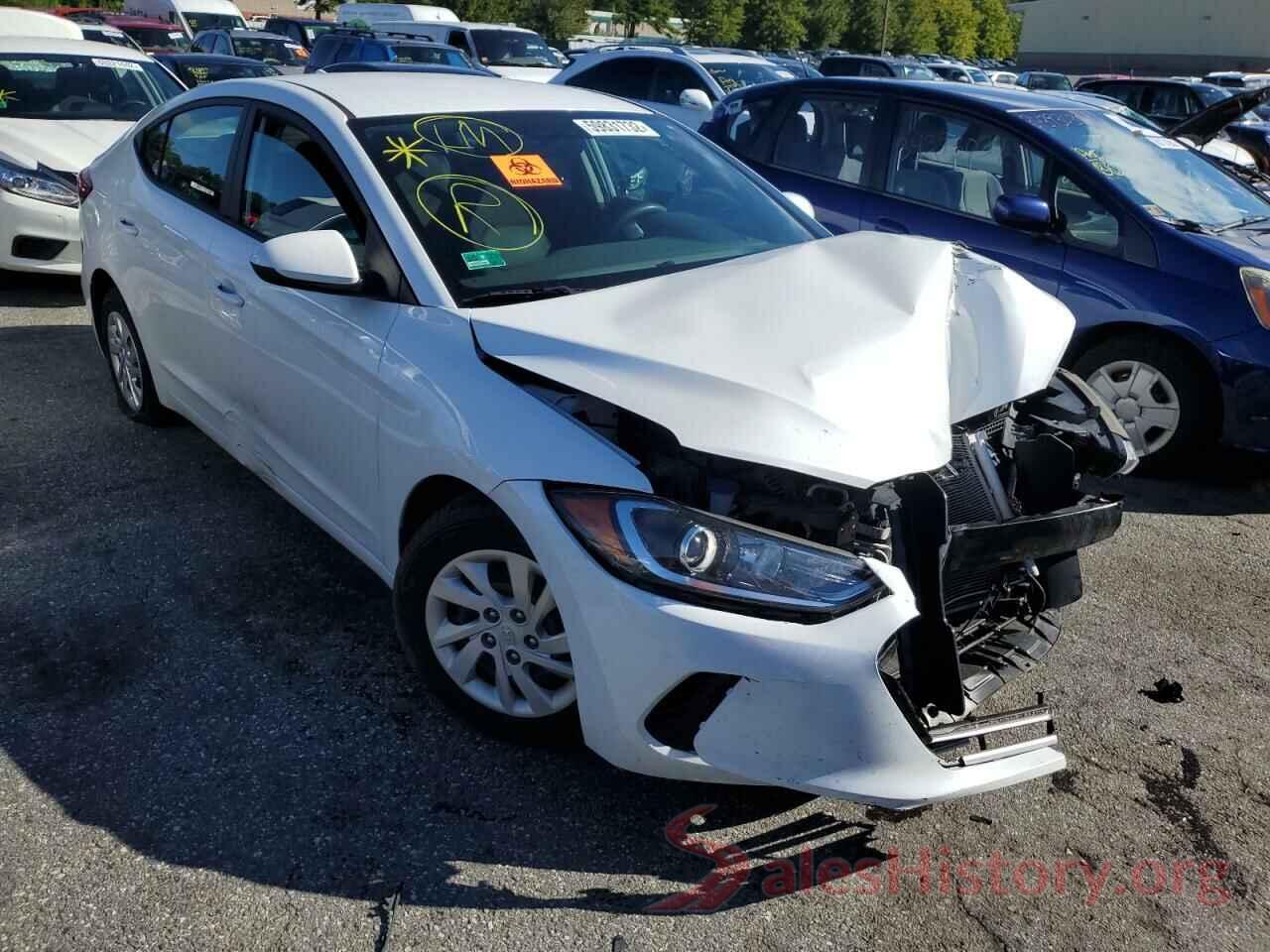 5NPD74LF2JH385165 2018 HYUNDAI ELANTRA