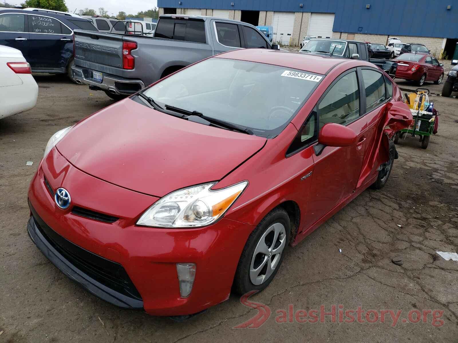 JTDKN3DU6F0473774 2015 TOYOTA PRIUS