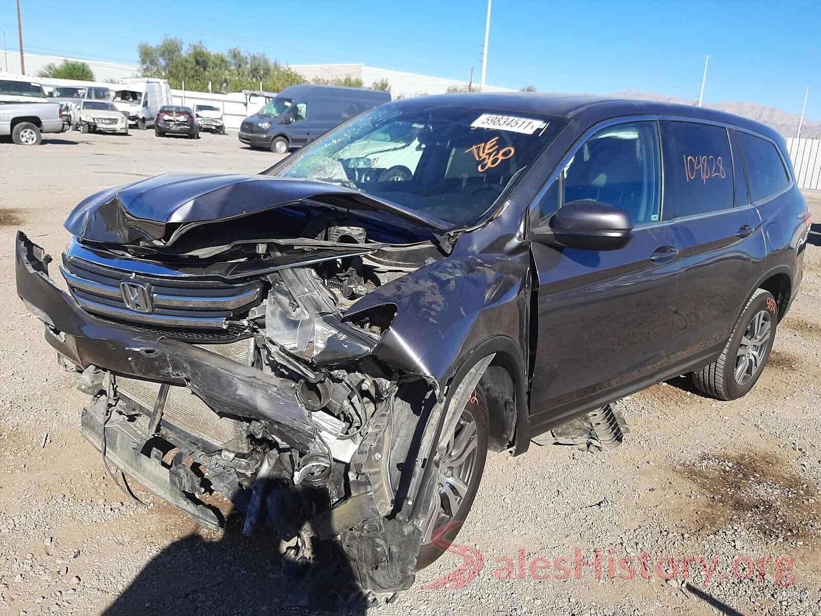 5FNYF6H89GB023285 2016 HONDA PILOT