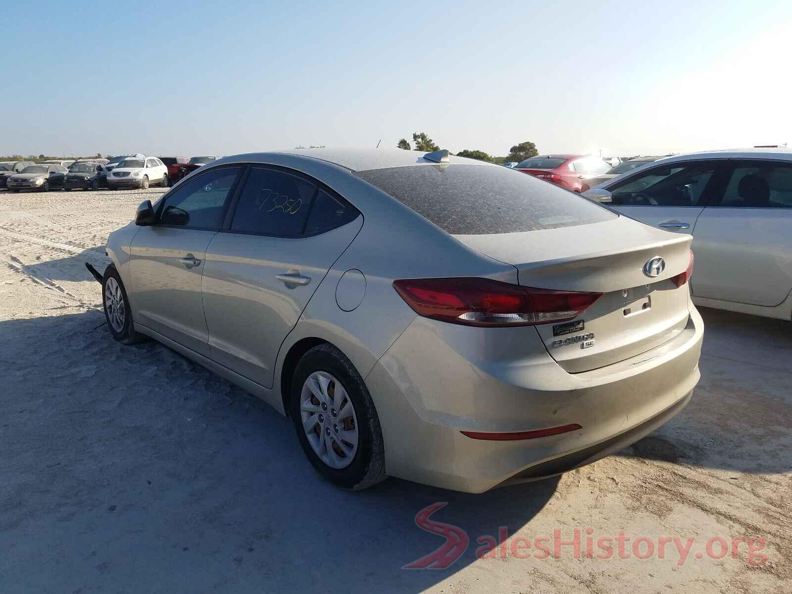 5NPD74LFXHH103350 2017 HYUNDAI ELANTRA