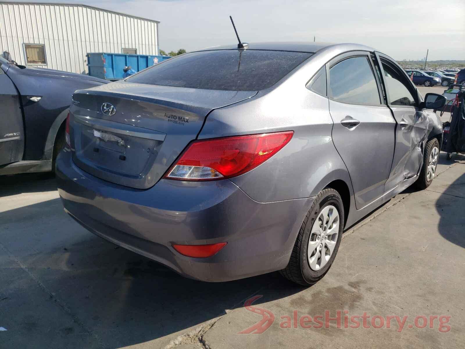 KMHCT4AE1GU035750 2016 HYUNDAI ACCENT