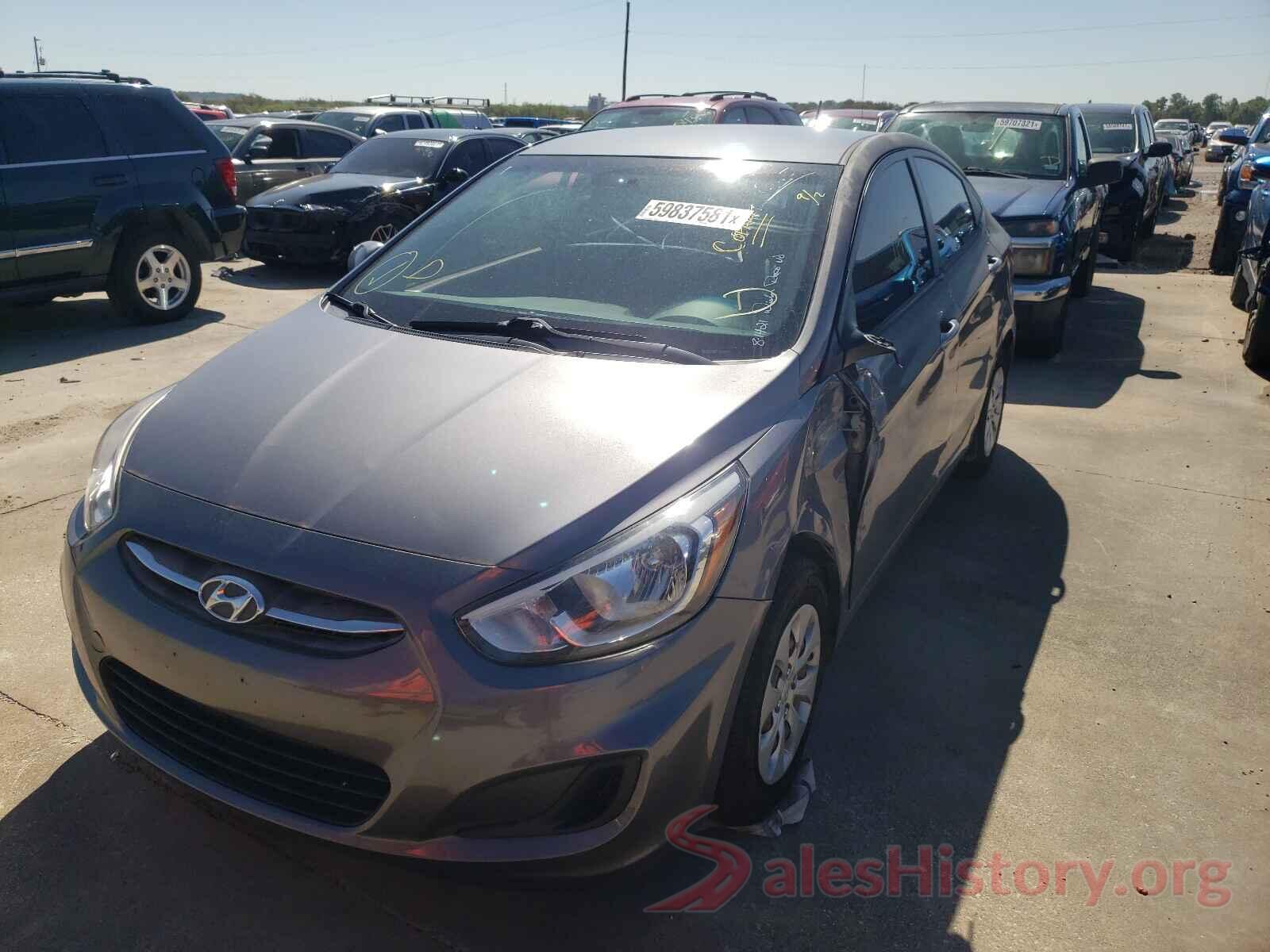 KMHCT4AE1GU035750 2016 HYUNDAI ACCENT