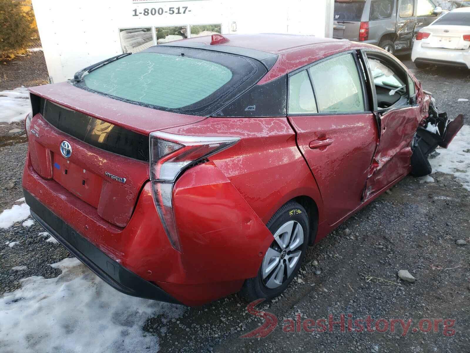 JTDKBRFU4H3562608 2017 TOYOTA PRIUS