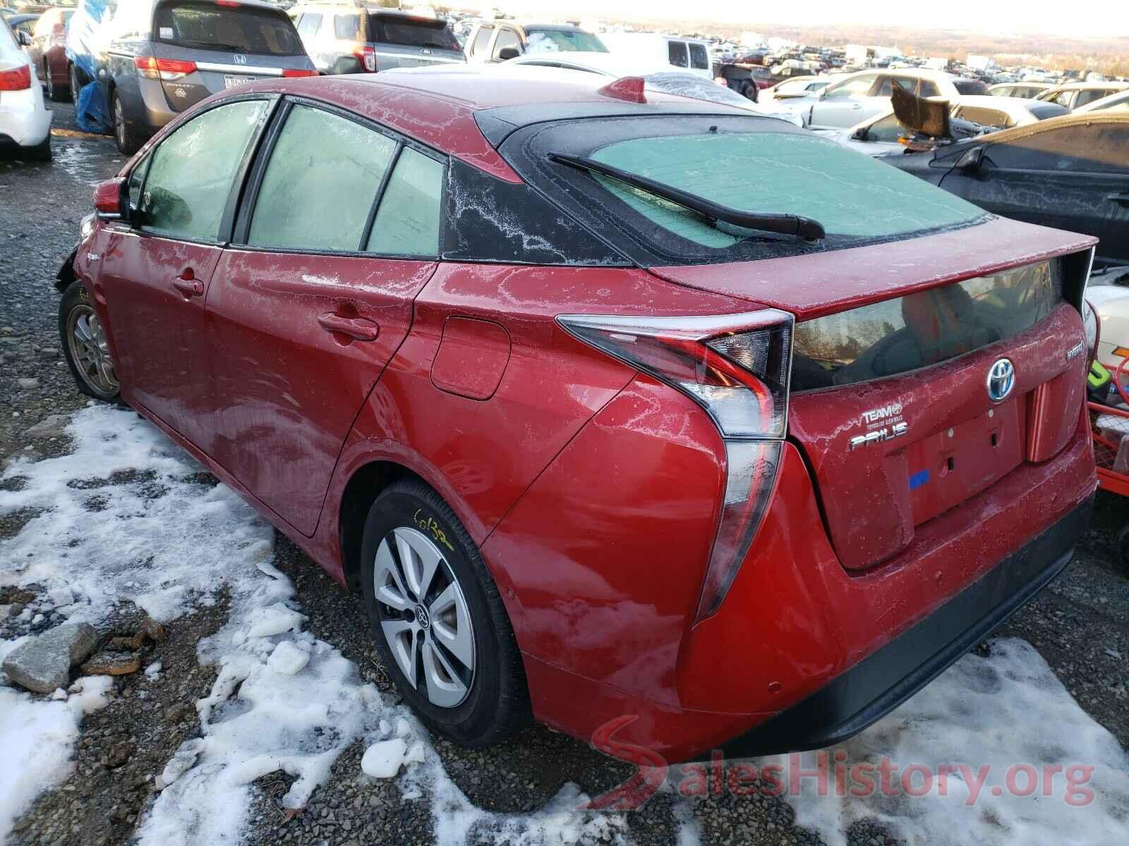 JTDKBRFU4H3562608 2017 TOYOTA PRIUS